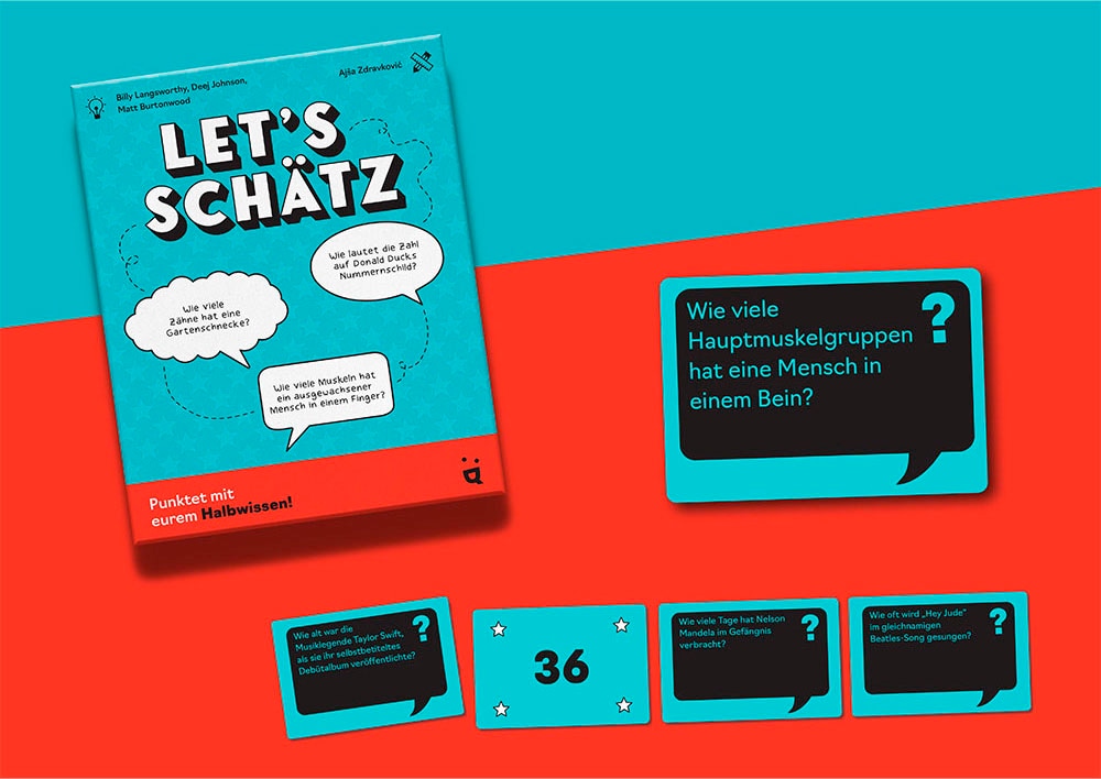 Helvetiq Spiel »Let's Schätz« Made in Europe