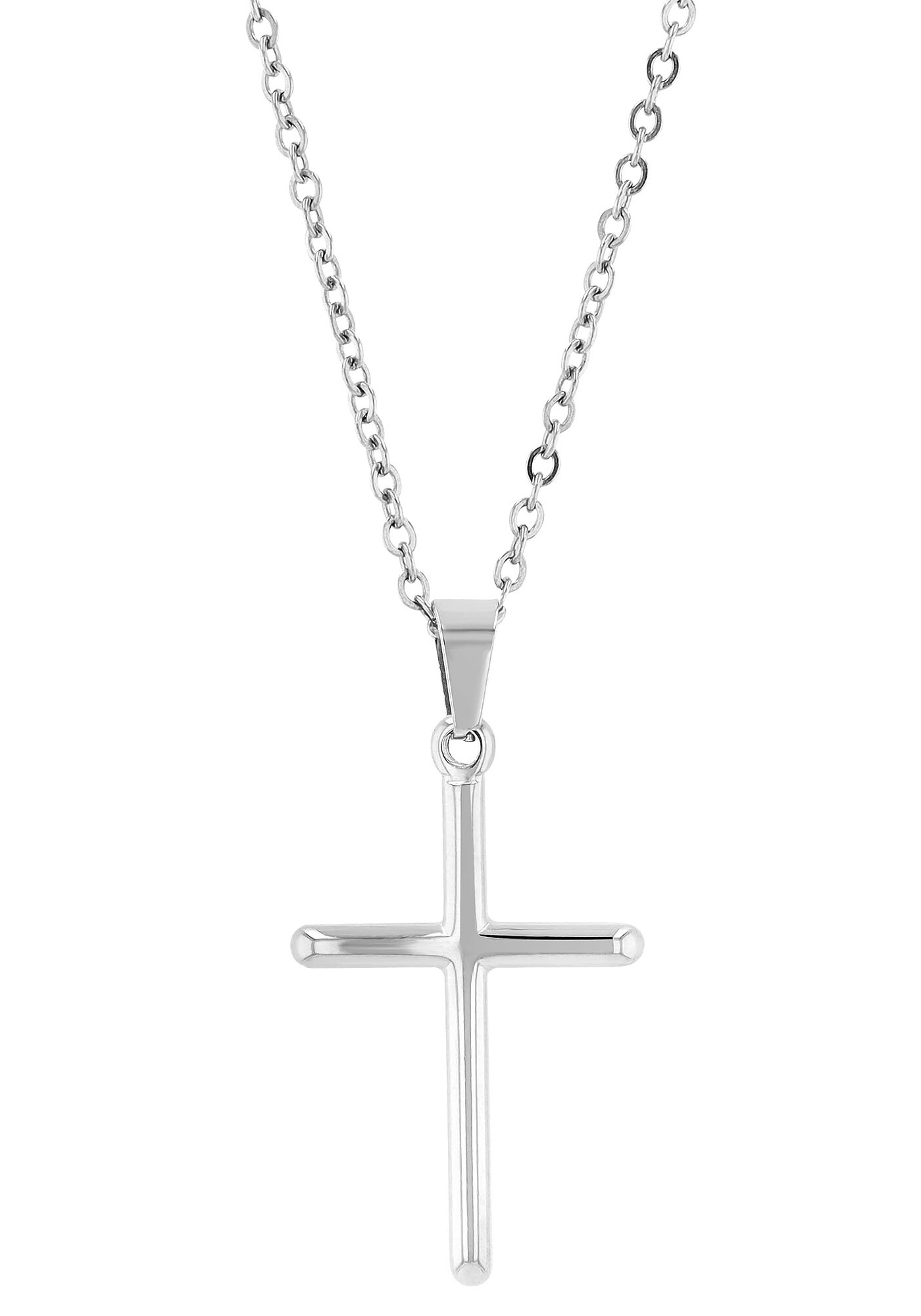 AKZENT Kreuzanhänger »"Mara" Edelstahl - Schlicht & Elegant - Kreuz«