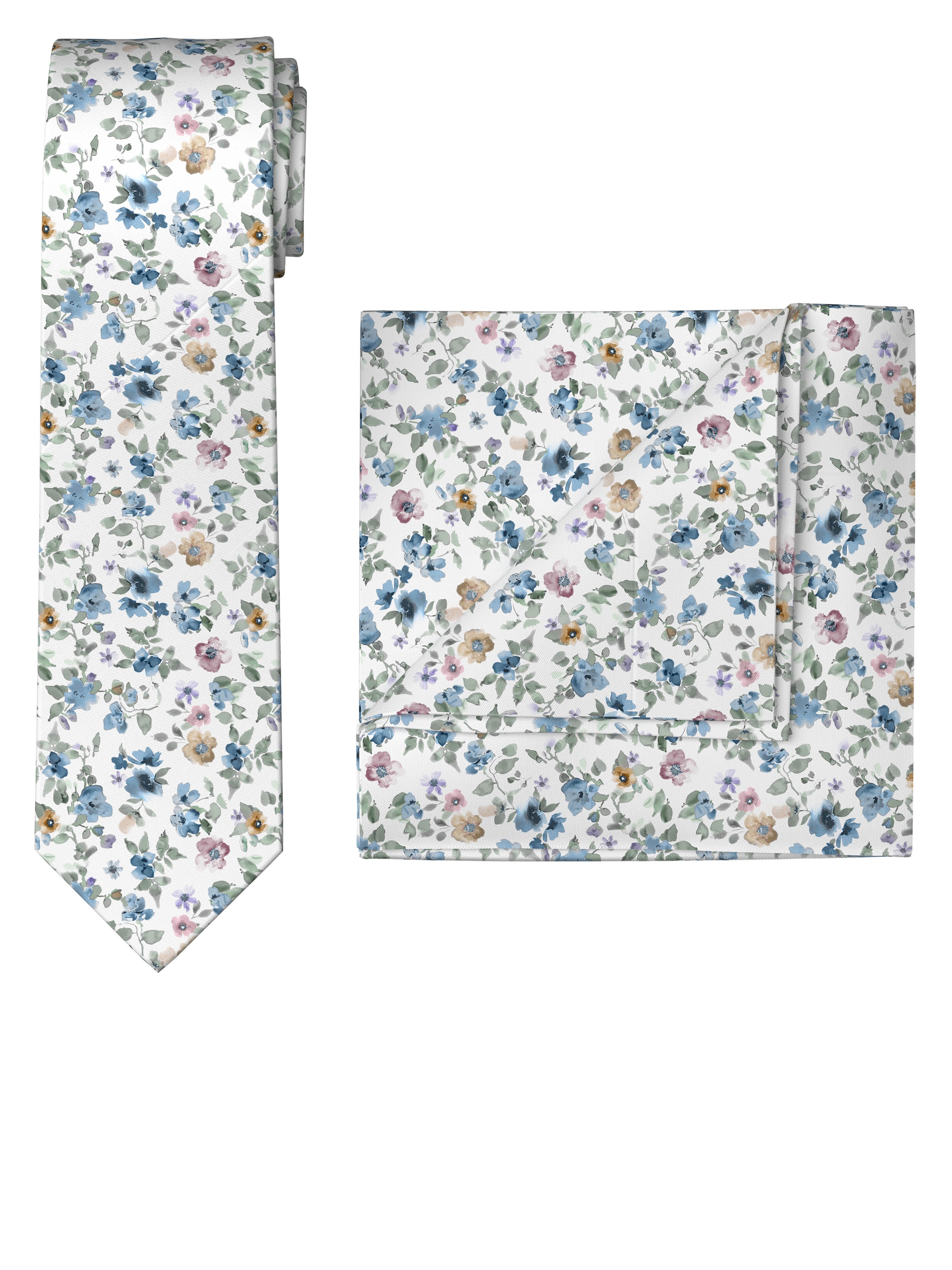 OLYMP Krawatte Set Einstecktuch + Krawatte