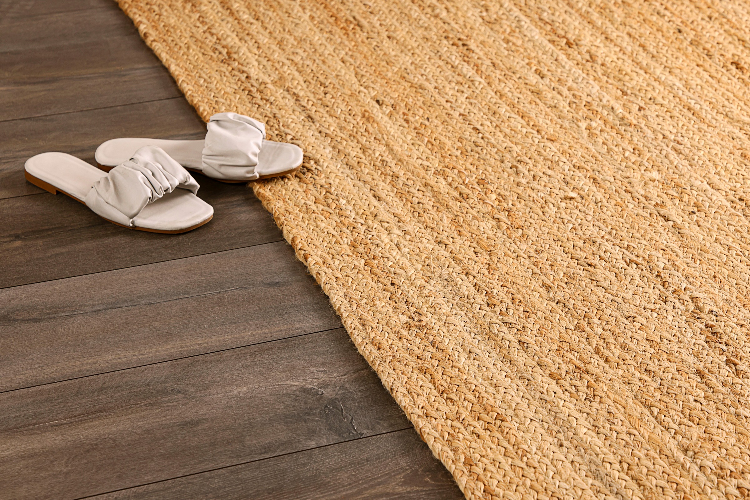 Myflair Möbel & Accessoires Läufer »Lola«, rechteckig, 10 mm Höhe, Juteteppich, Wendeteppich, handgeflochten, 100% Naturfaser, Boho-Style