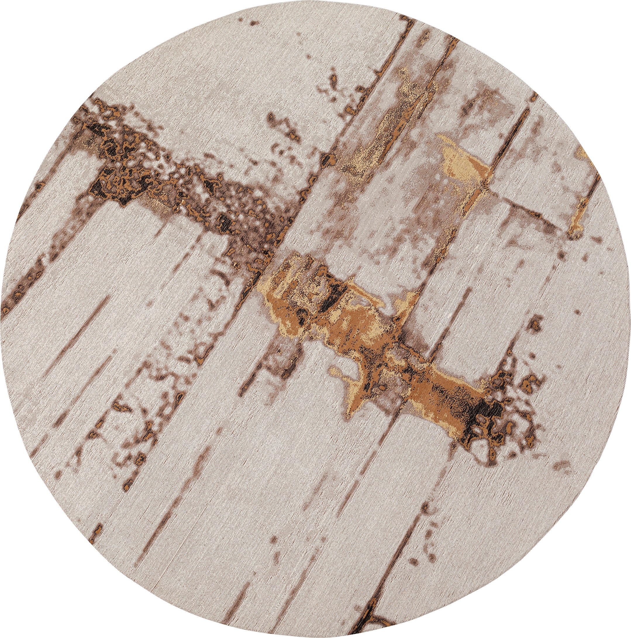 Kare Design Teppich »Abstract Grey Line« 1 mm Höhe rechteckig oder rund