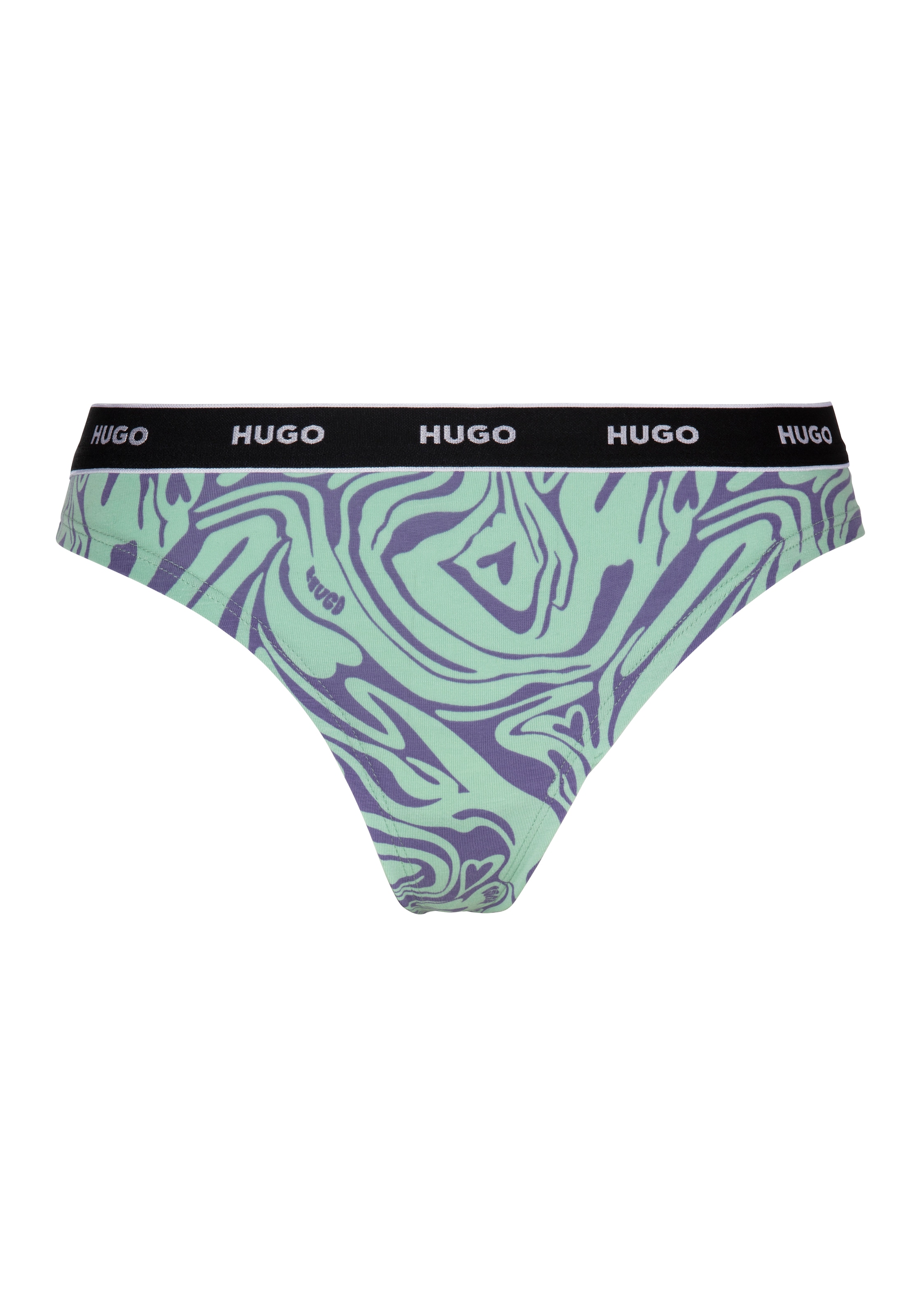 HUGO Underwear String »TRIPLET THONG DESIGN«, (Set, 3 St., 3), mit Logobund