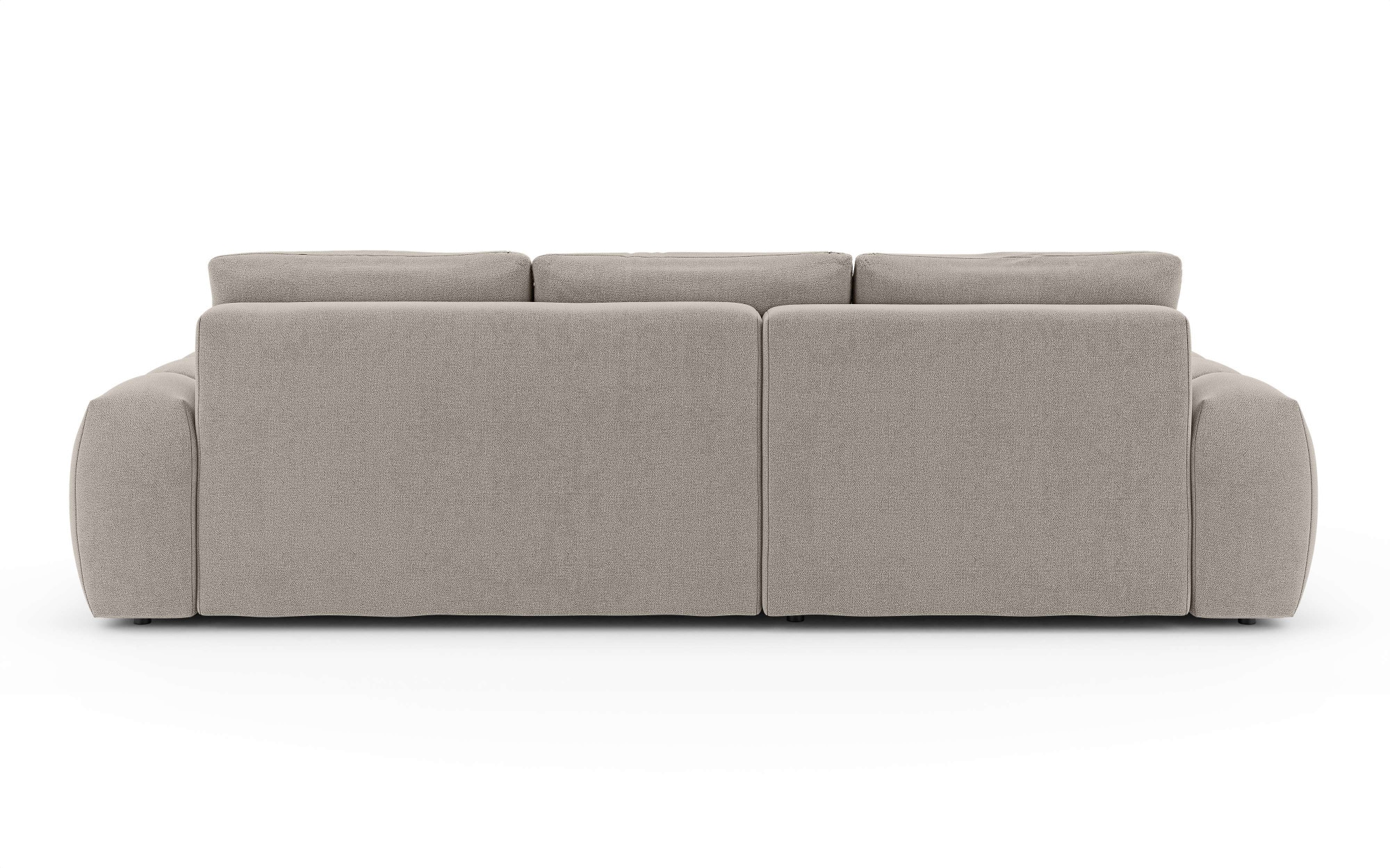 INOSIGN Ecksofa »AZITA klein optionale Schlafsofa mit Bettkasten, B/T/H: 270/166,5/84cm«, L-Form mit Wellenunterfederung, Bubble-Optik
