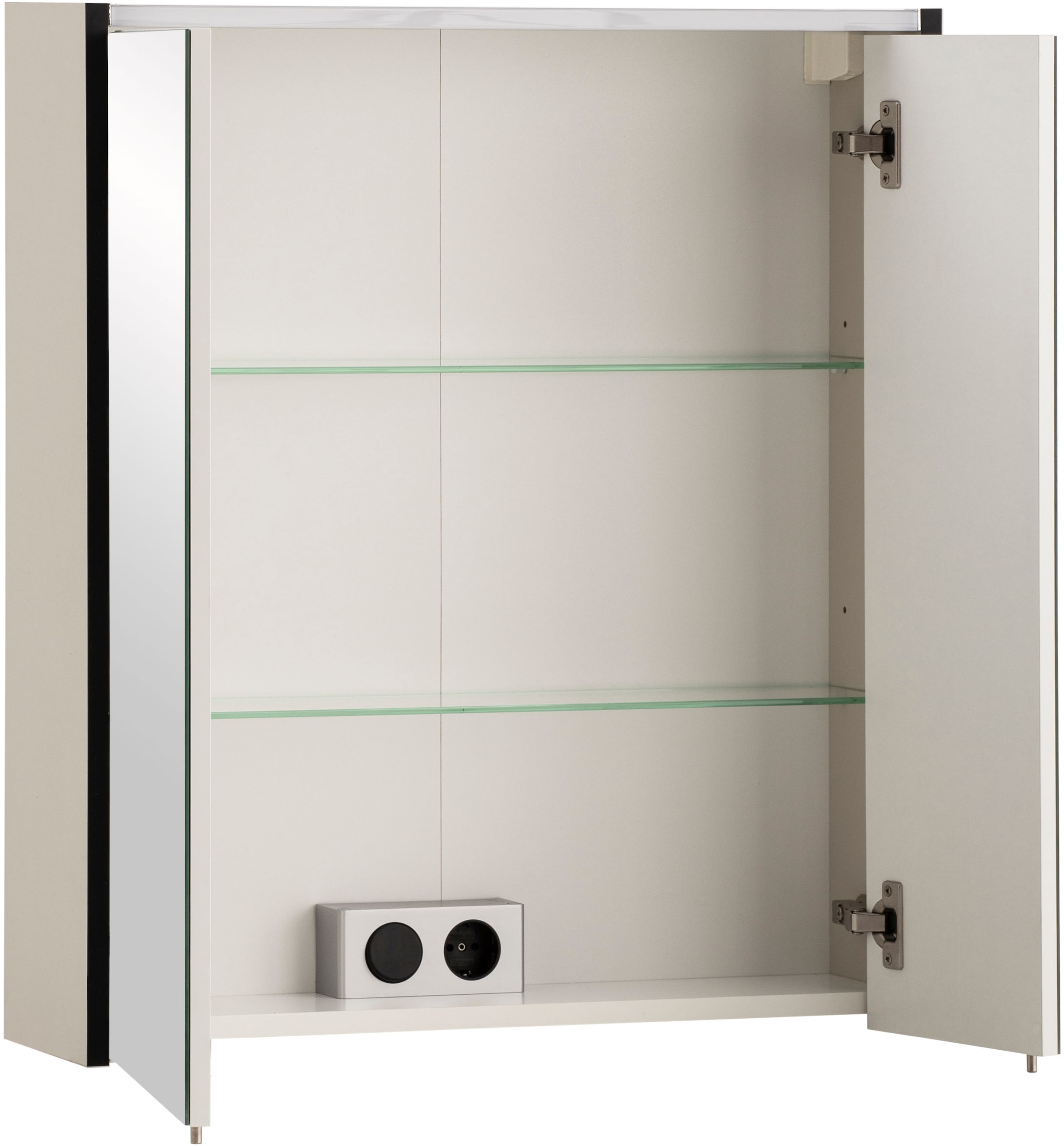 Schildmeyer Spiegelschrank »Edda, Breite 63,5 cm, LED-Beleuchtung«, Made in Germany