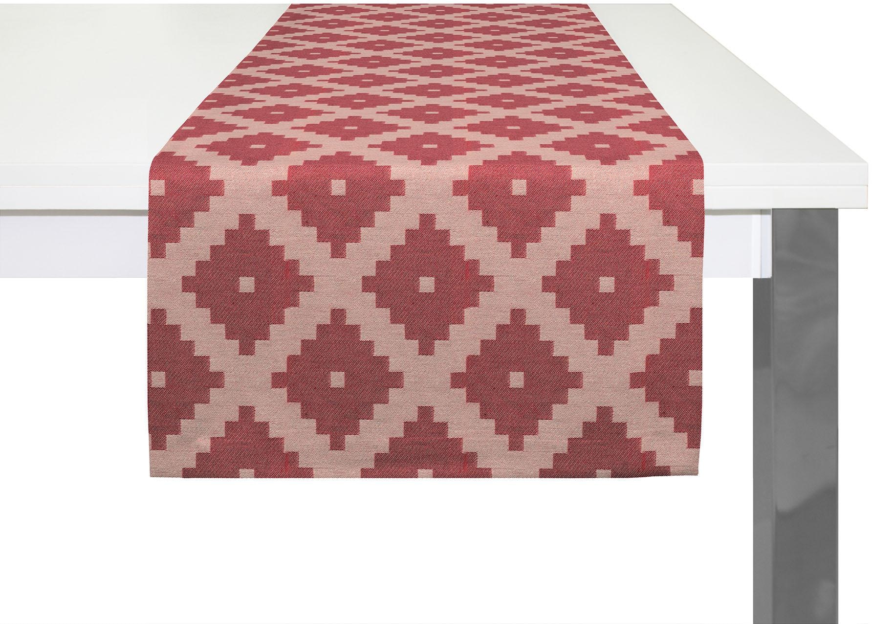 Adam Tischläufer »Maroccan Shiraz« in rot, Größe B/L: 50 cm x 150 cm