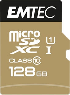 EMTEC Speicherkarte »microSD UHS-I U1 EliteGold«, (Class 10 85 MB/s Lesegeschwindigkeit)