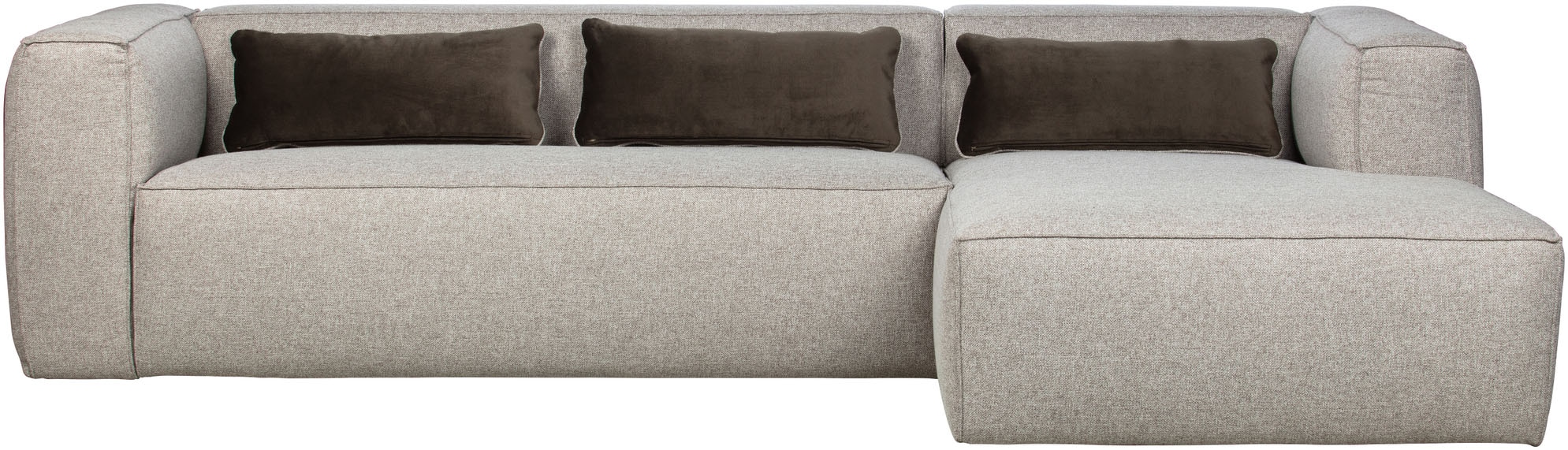 WOOOD Ecksofa »Bean« mit Ottomane, inklusive Kissen, Breite 305 cm