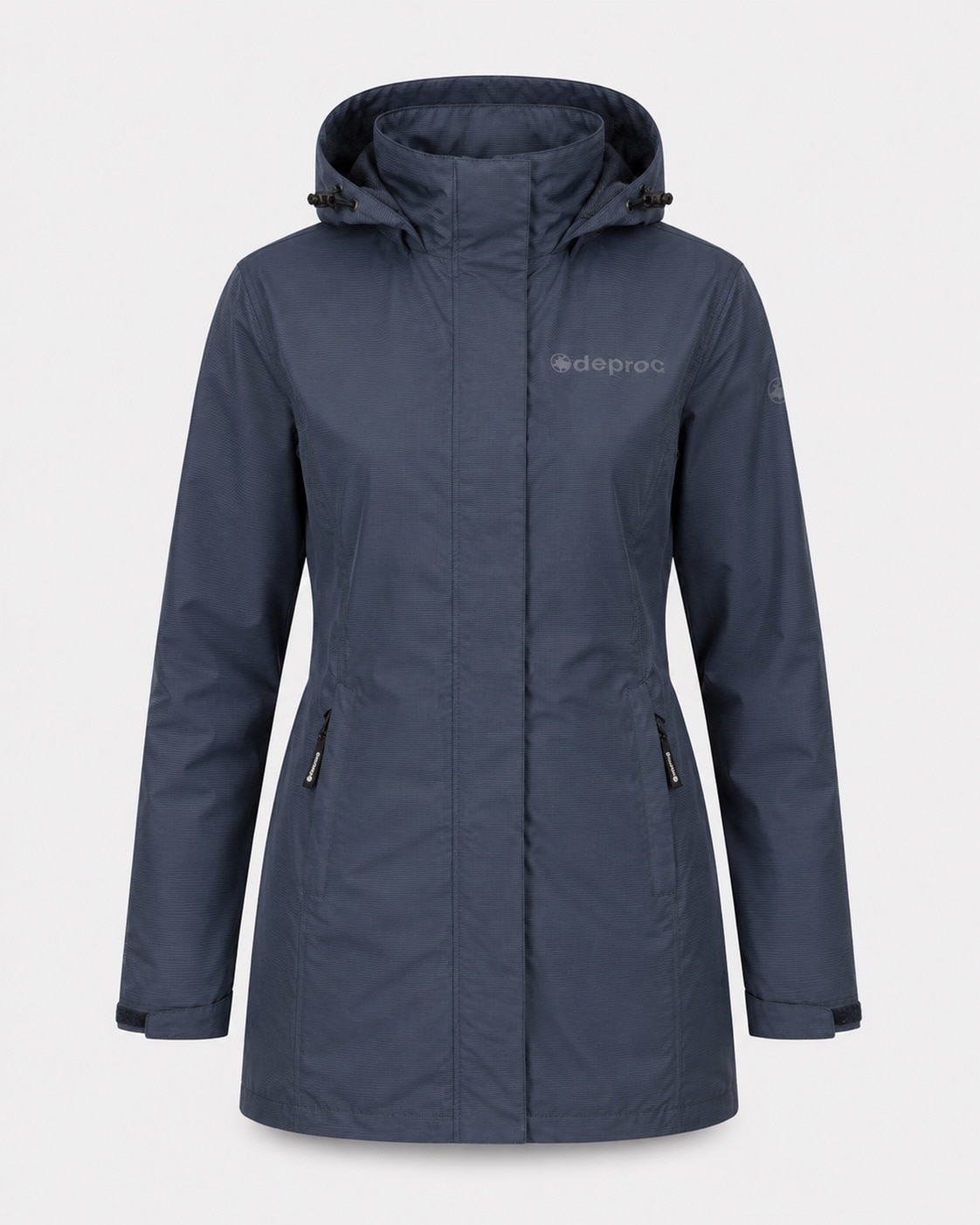 DEPROC Active Outdoorjacke »LAVAL II LONG WOMEN« mit Kapuze auch in Großen Größen erhältlich