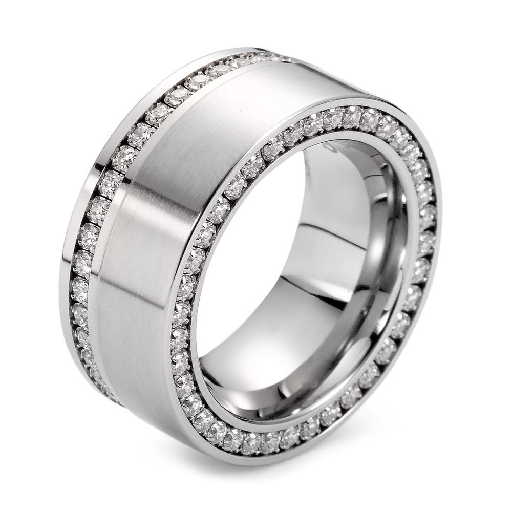 Fingerring Edelstahl Swarovski Crystal, Kado