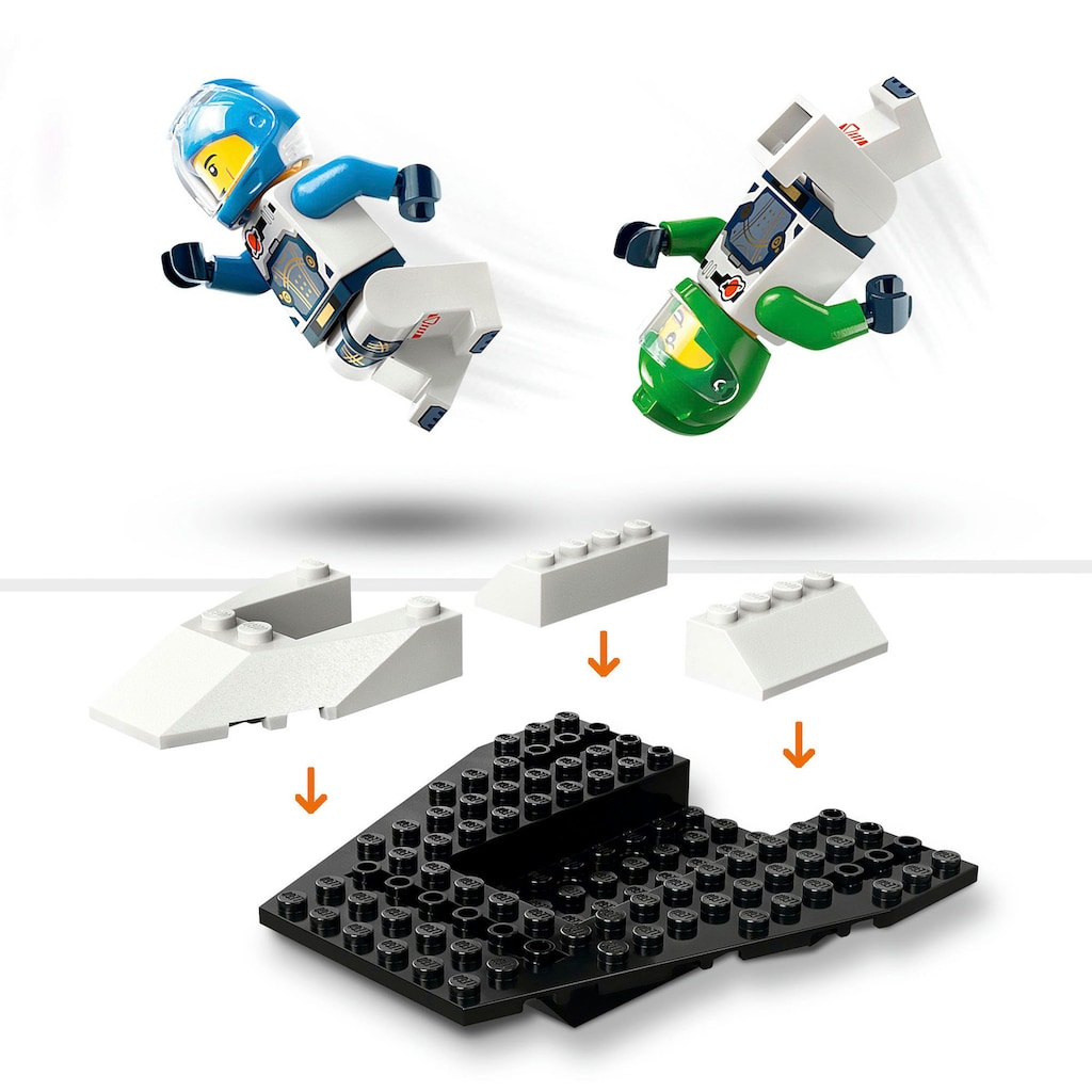 LEGO® Konstruktionsspielsteine »Bergung eines Asteroiden im Weltall (60429), LEGO City«, (126 St.), Made in Europe