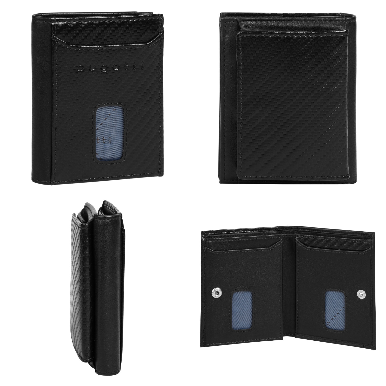bugatti Geldbörse »SECURE SLIM«, echt Leder