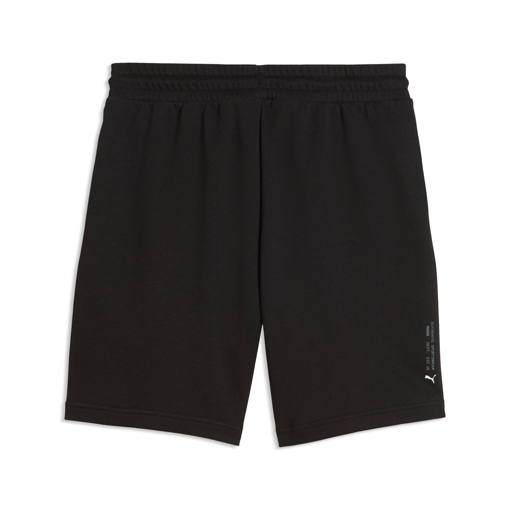 PUMA Trainingsshorts »SPORT GRAPHIC SHORTS 8 TR«  mit Eingrifftaschen, ca. Mitte Knie Länge, aus Baumwollmischung