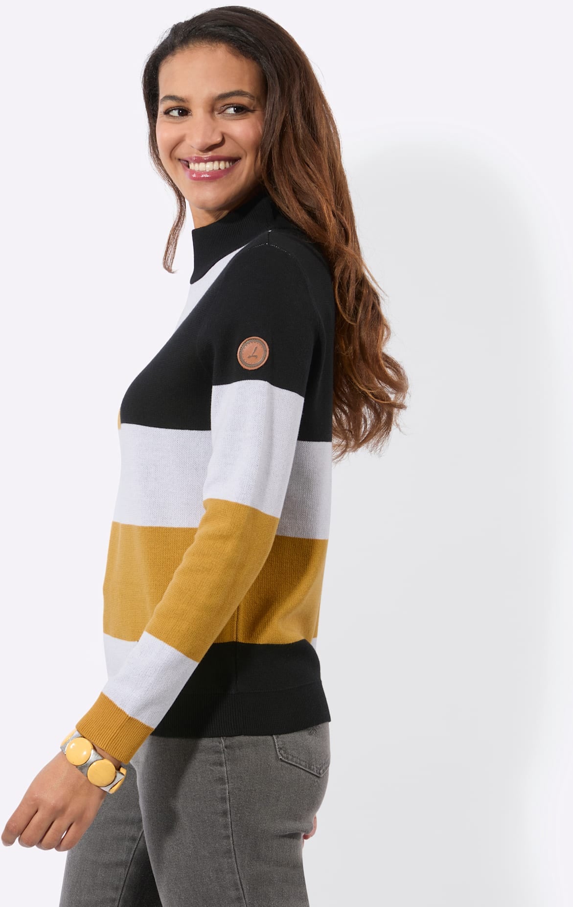 Casual Looks Strickpullover »Langarm-Pullover«