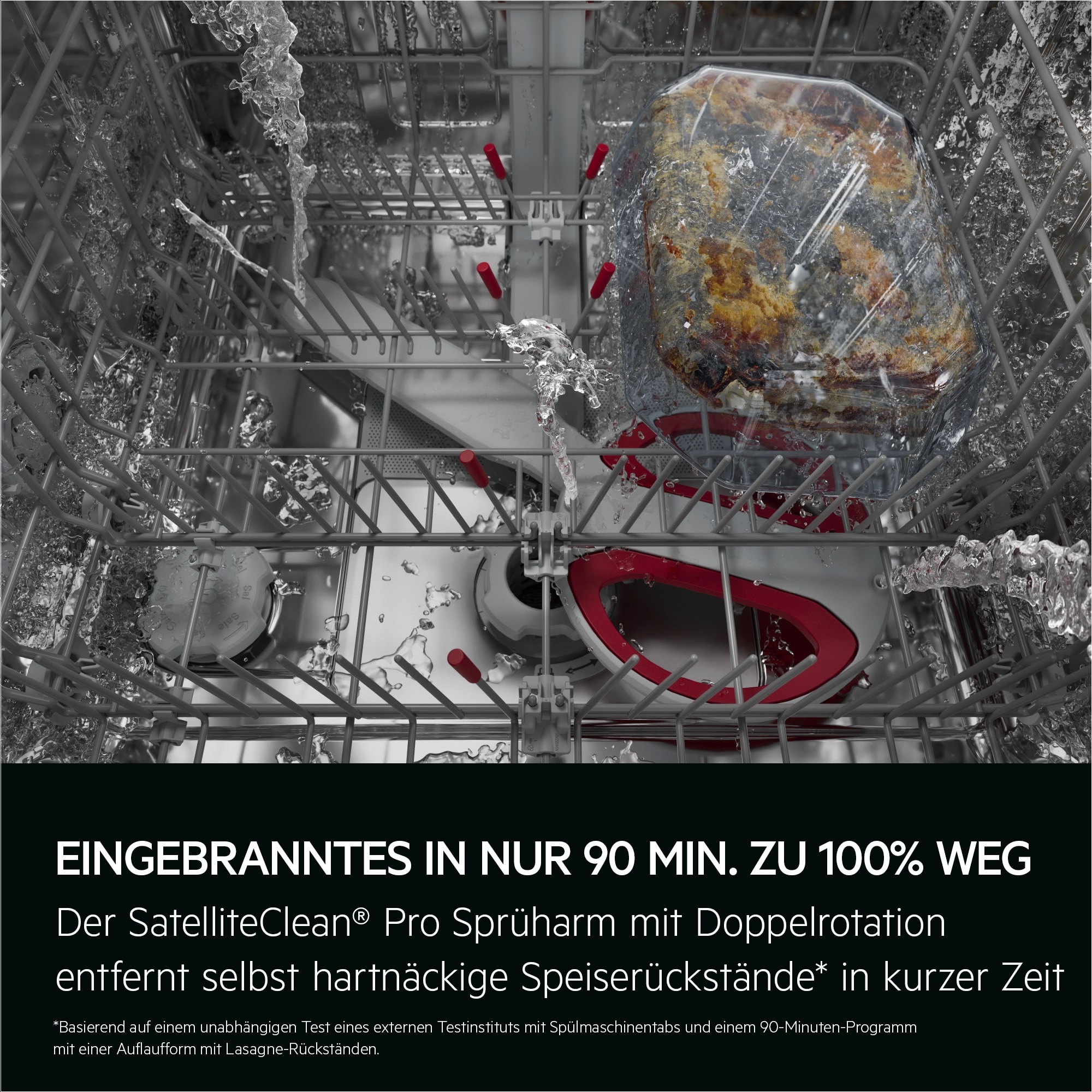 AEG Unterbaugeschirrspüler 8000 »GU8200B2SCM« Wasserparende Spülmaschine mit nur 8,4 l kraftvoll gegen Eingebranntes