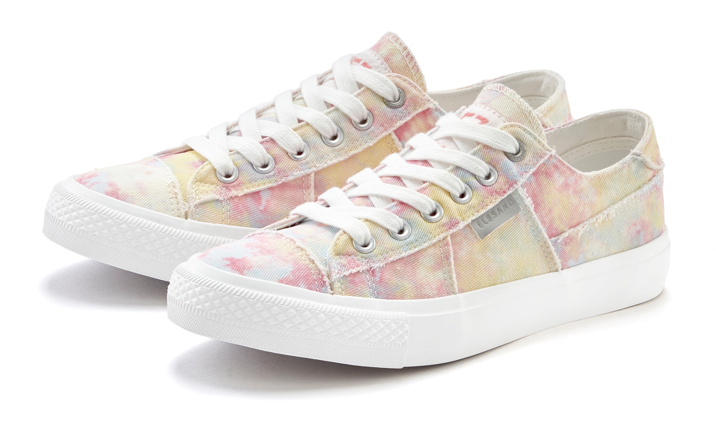 Elbsand Sneaker, Schnürhalbschuh, Freizeitschuh aus Textil, Used-Look VEGAN