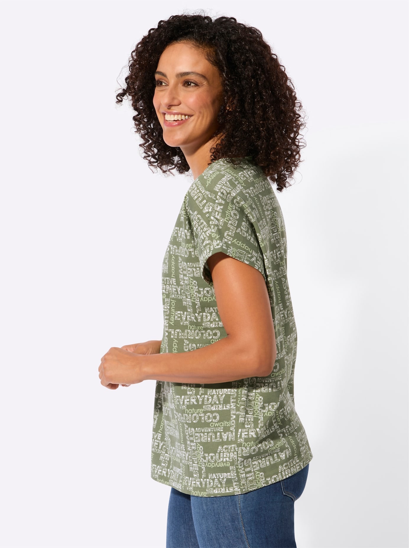Casual Looks Print-Shirt »Druck-Shirt« 1 tlg. tlg.