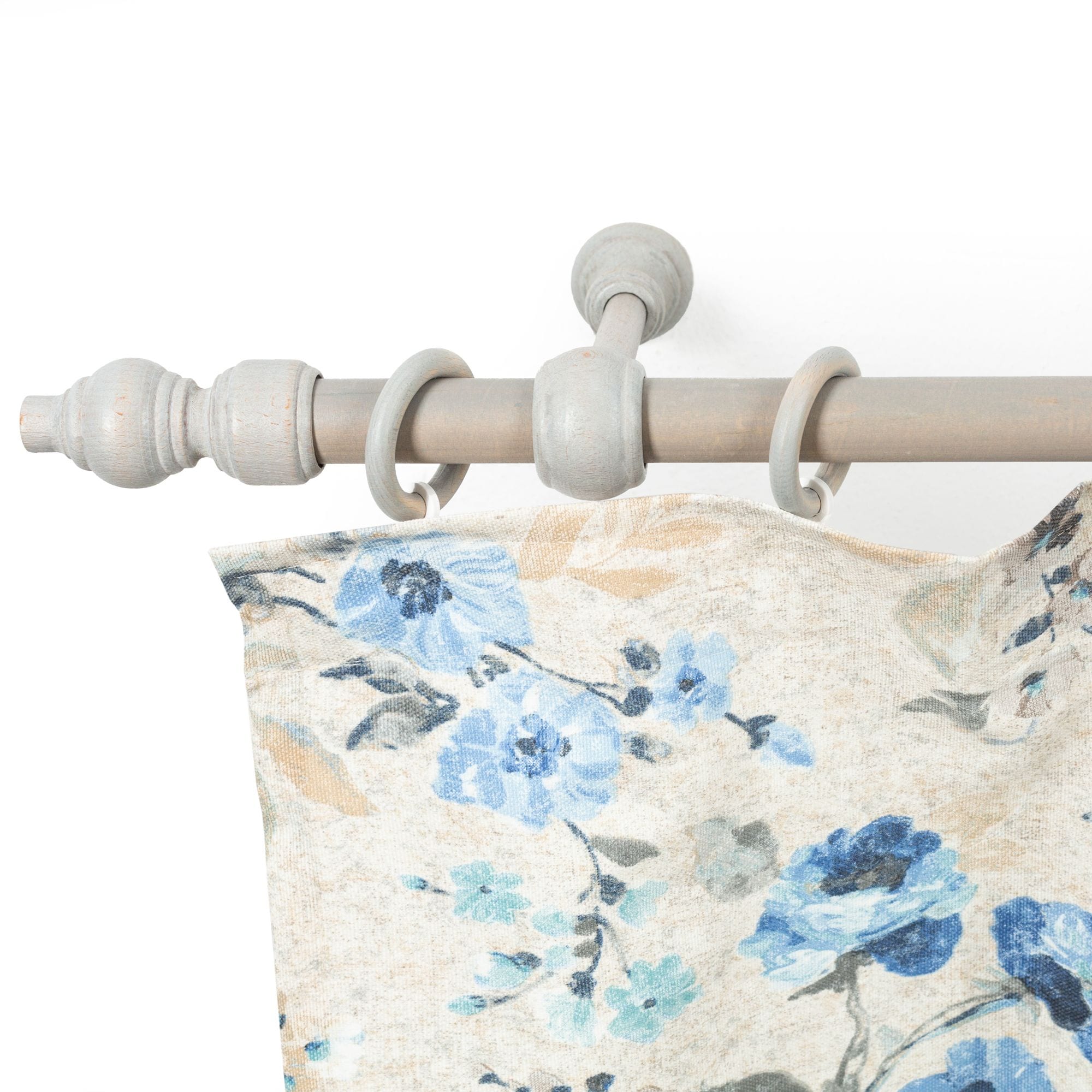 SN DECO GROUP Gardinenstange »Filigrano« 1 läufig-läufig Fixmaß 28 mm, Holz, verschiedene Längen und Farben, Komplettset