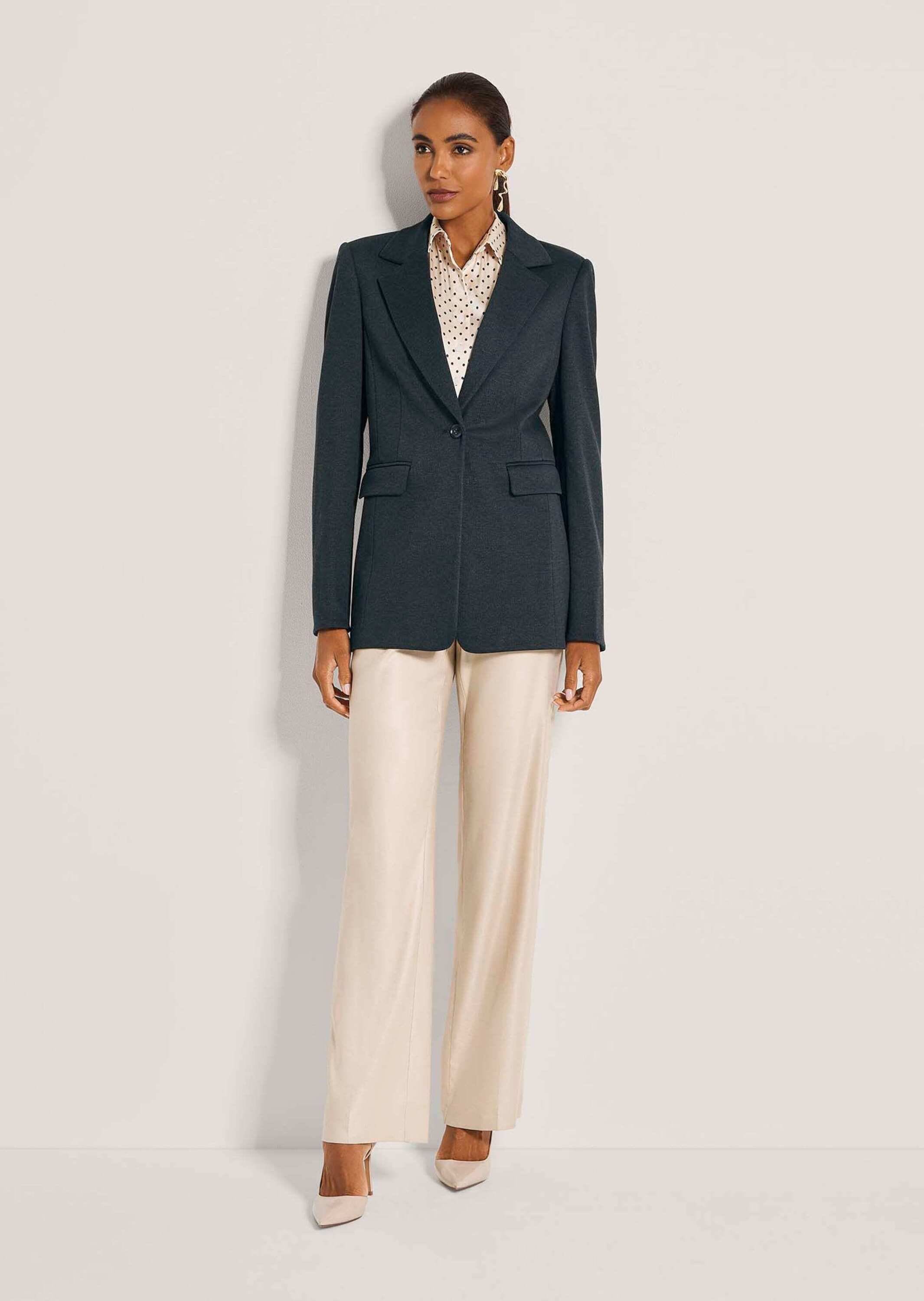MADELEINE Jackenblazer »Blazer Eleganter Einreiher in Melange-Optik«