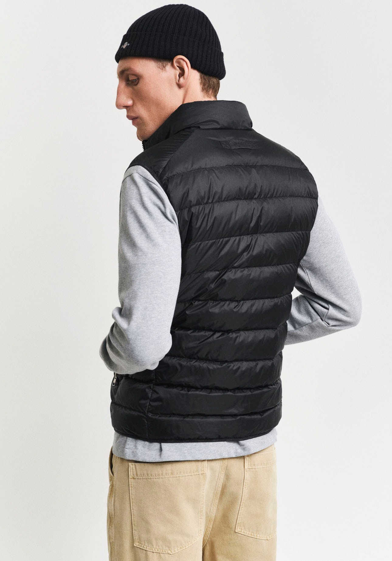 Gant Steppweste »LIGHT GILET«, im Streifen-Stepp-Look