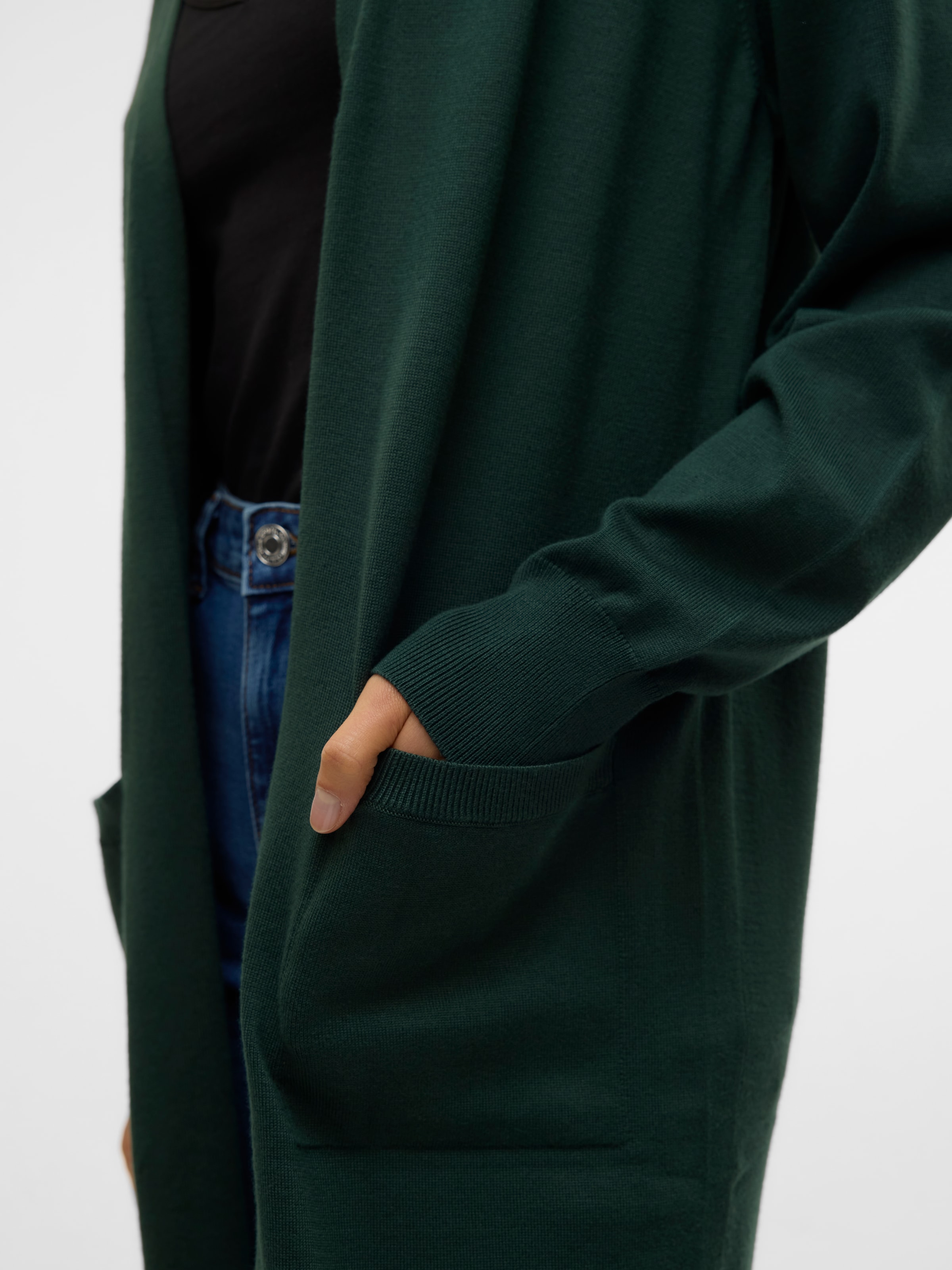 Vero Moda Longstrickjacke »VMSILJE LS OPEN CARDIGAN GA NOOS«