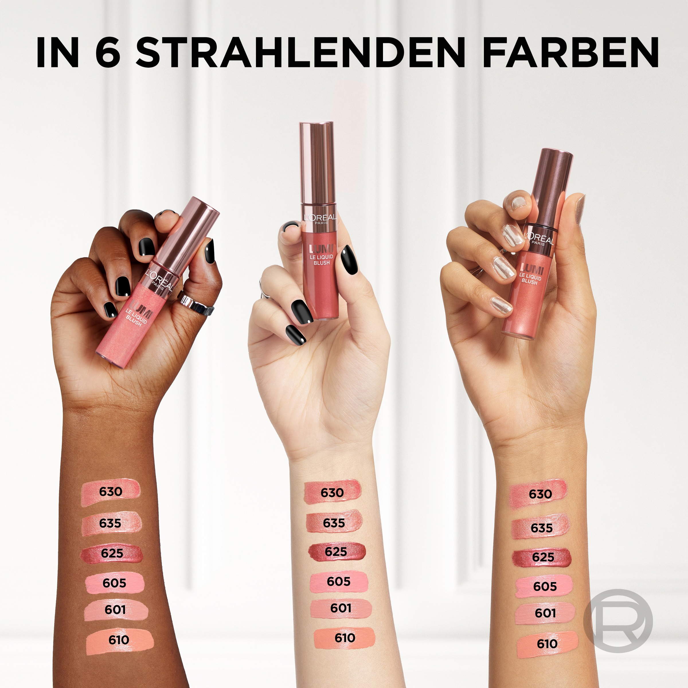 L'ORÉAL PARIS Rouge »L'Oréal Paris Lumi Le Liquid Blush«, besonders für das Gesicht geeignet