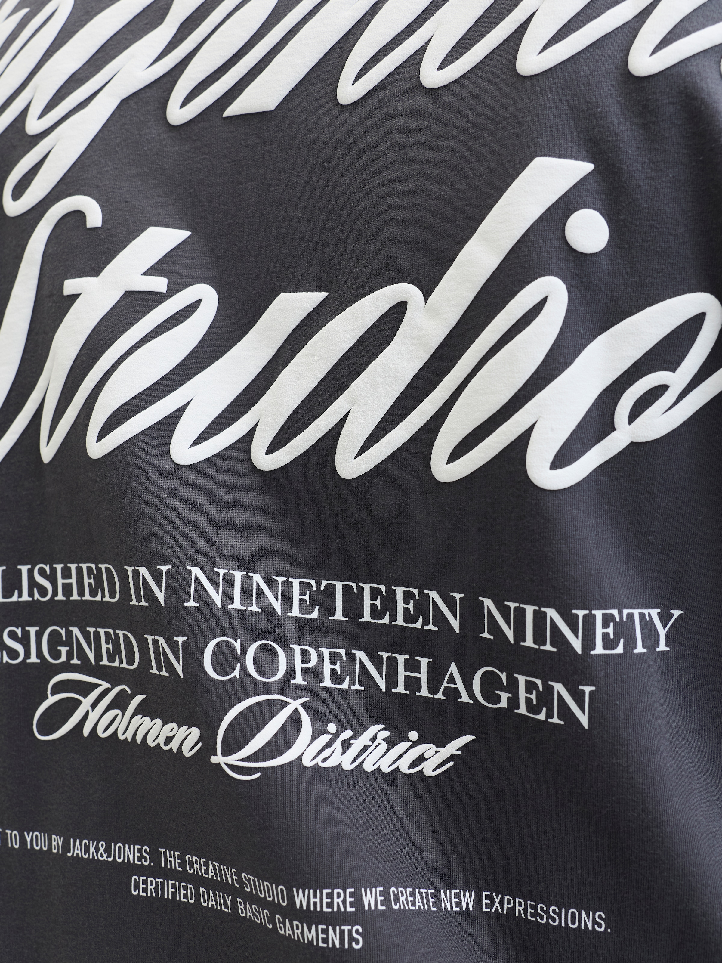 Jack & Jones PlusSize Kurzarmshirt »JORNORREBRO TYPO TEE SS CREW NECK  PLS« Baumwolle, regular fit