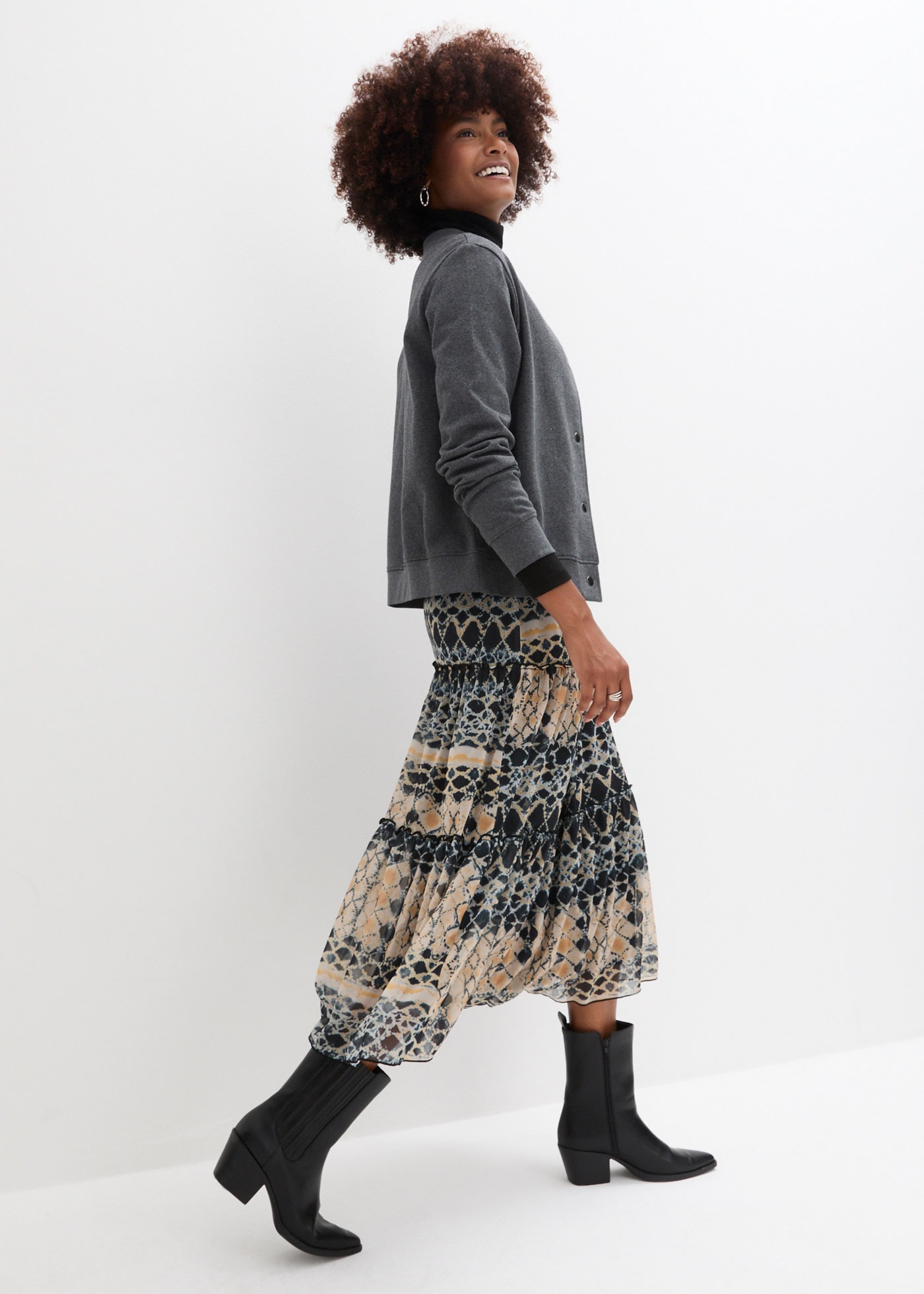 bonprix Stufenrock »Stufenrock« Stufenrock