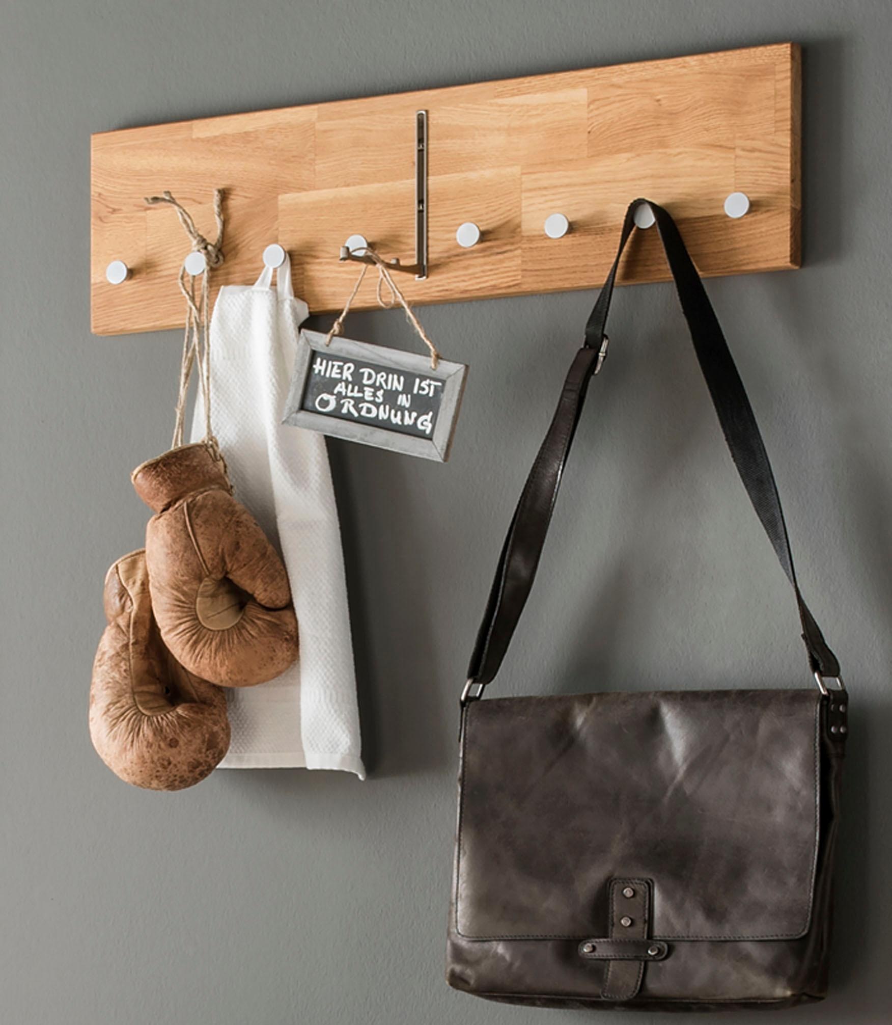 Home affaire Hakenleiste »Dura«, aus FSC®-zertifiziertem Massivholz, Breite 50 oder 80 cm