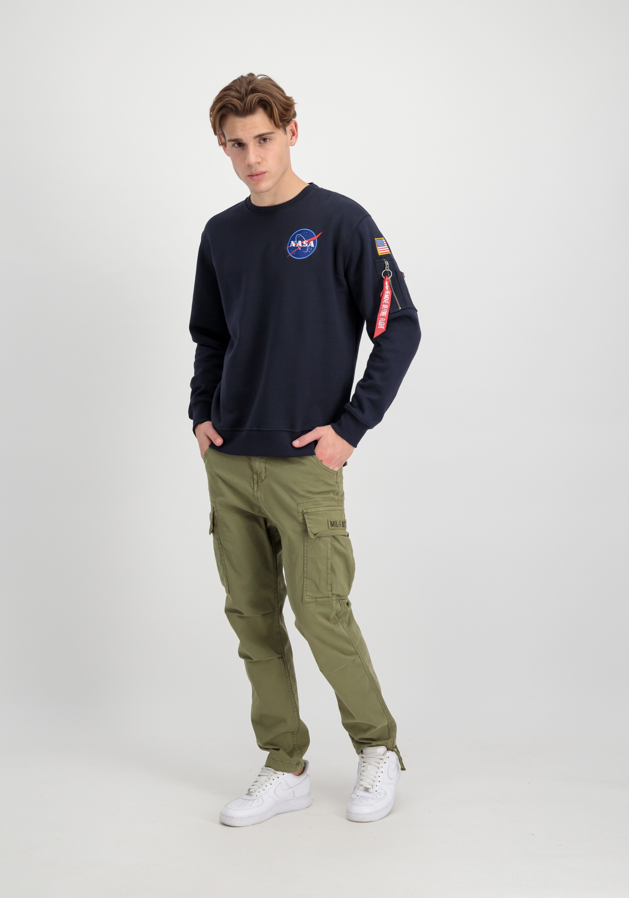 Alpha Industries Sweater »Alpha Industries Men - Sweatshirts Space Shuttle Sweater«