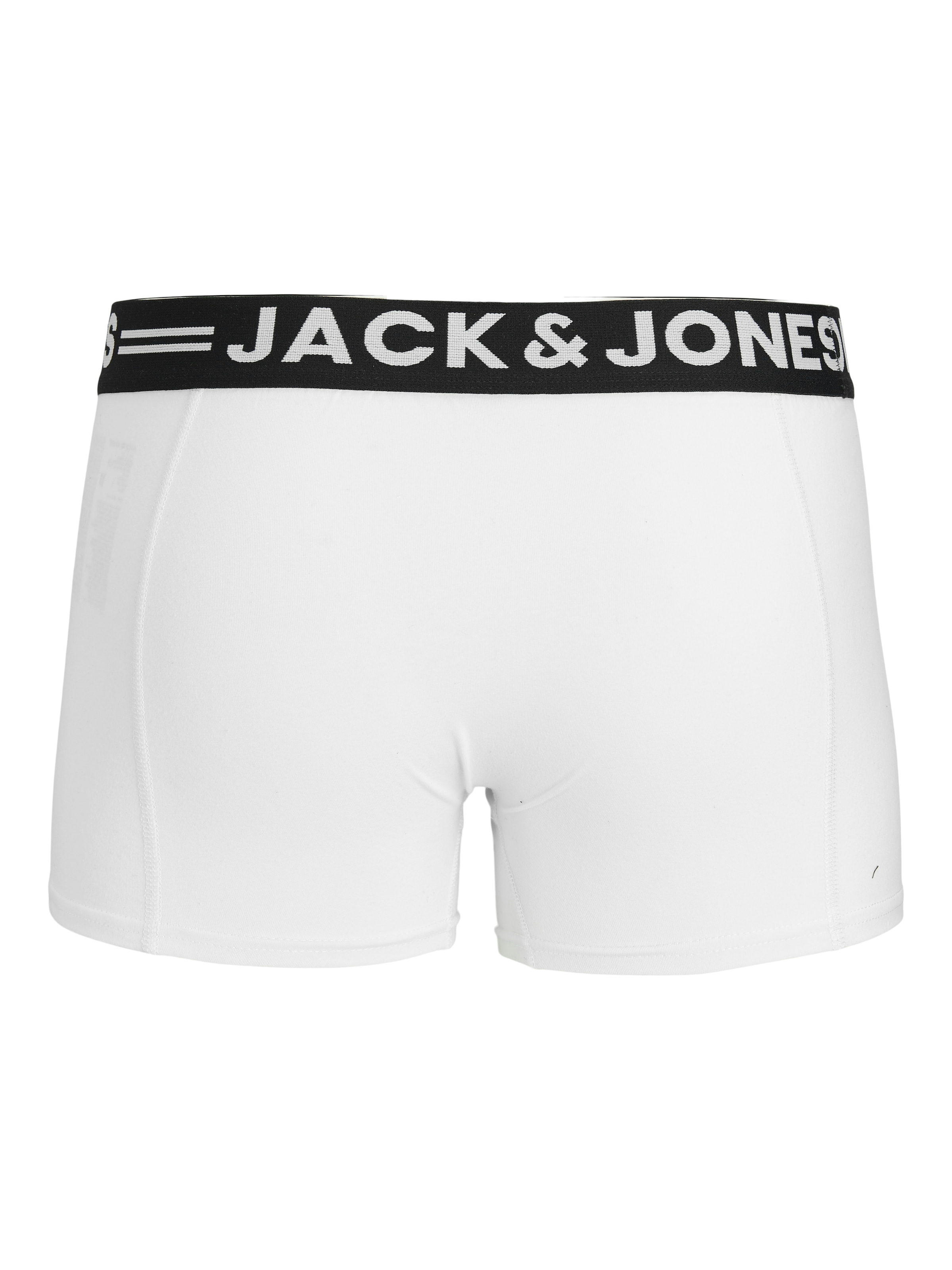 Jack & Jones Boxer »Sense Trunks« Packung, 3er-Pack, 3 Stk. Baumwollmischung, elastisches Bündchen