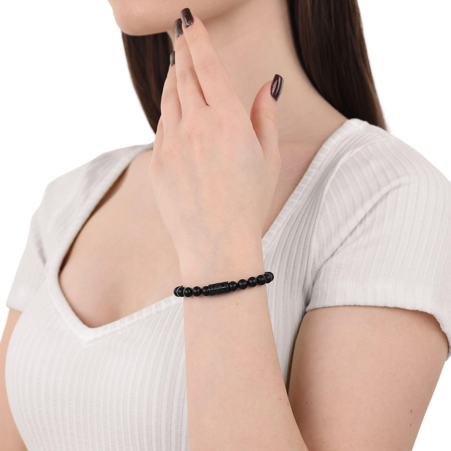 Amor Armband »Scorpions by Amor« mit Onyx