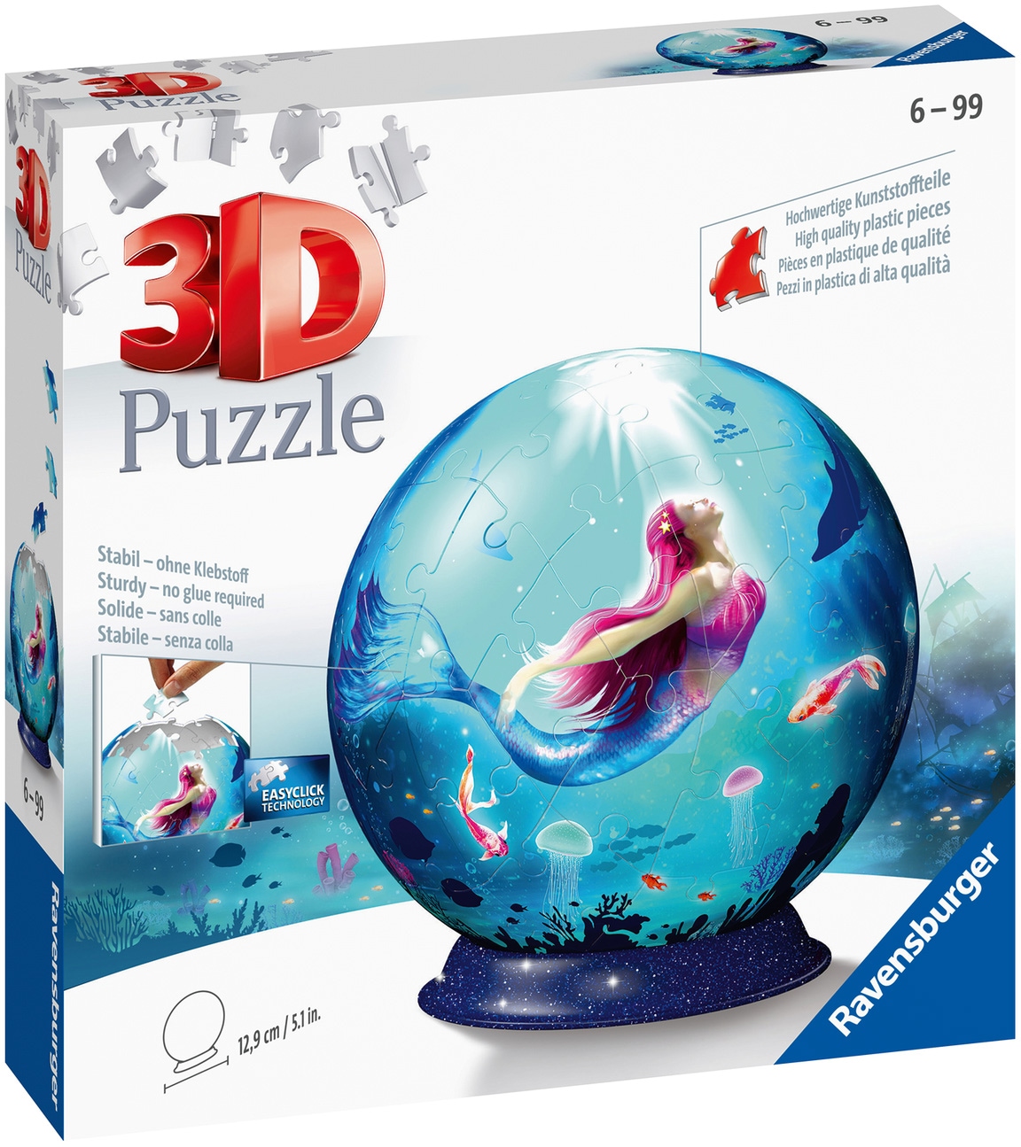 Ravensburger Puzzleball »Bezaubernde Meerjungfrauen«, Made in Europe