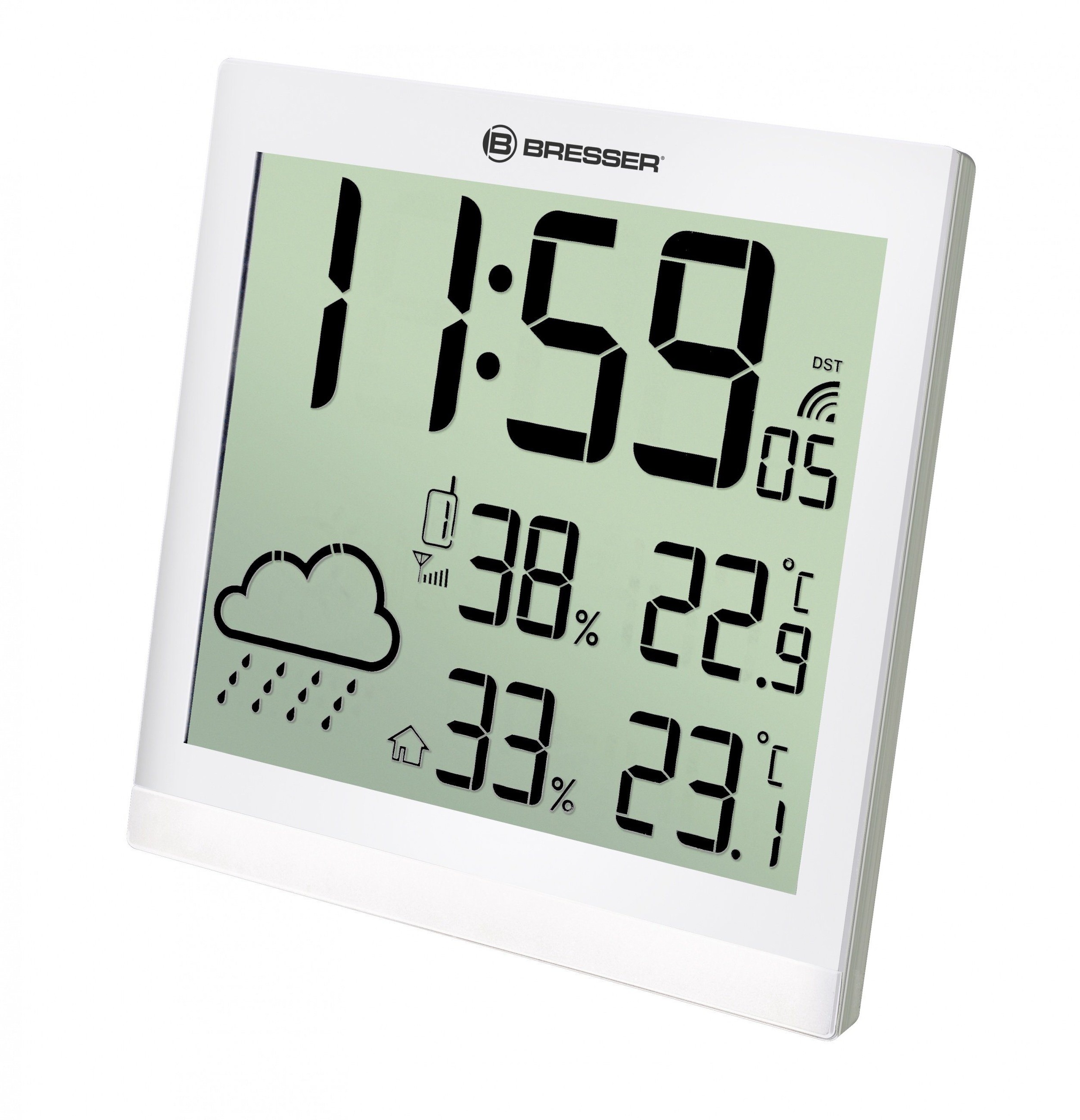 Wetterstation »LCD Wetter-Wanduhr TemeoTrend JC«