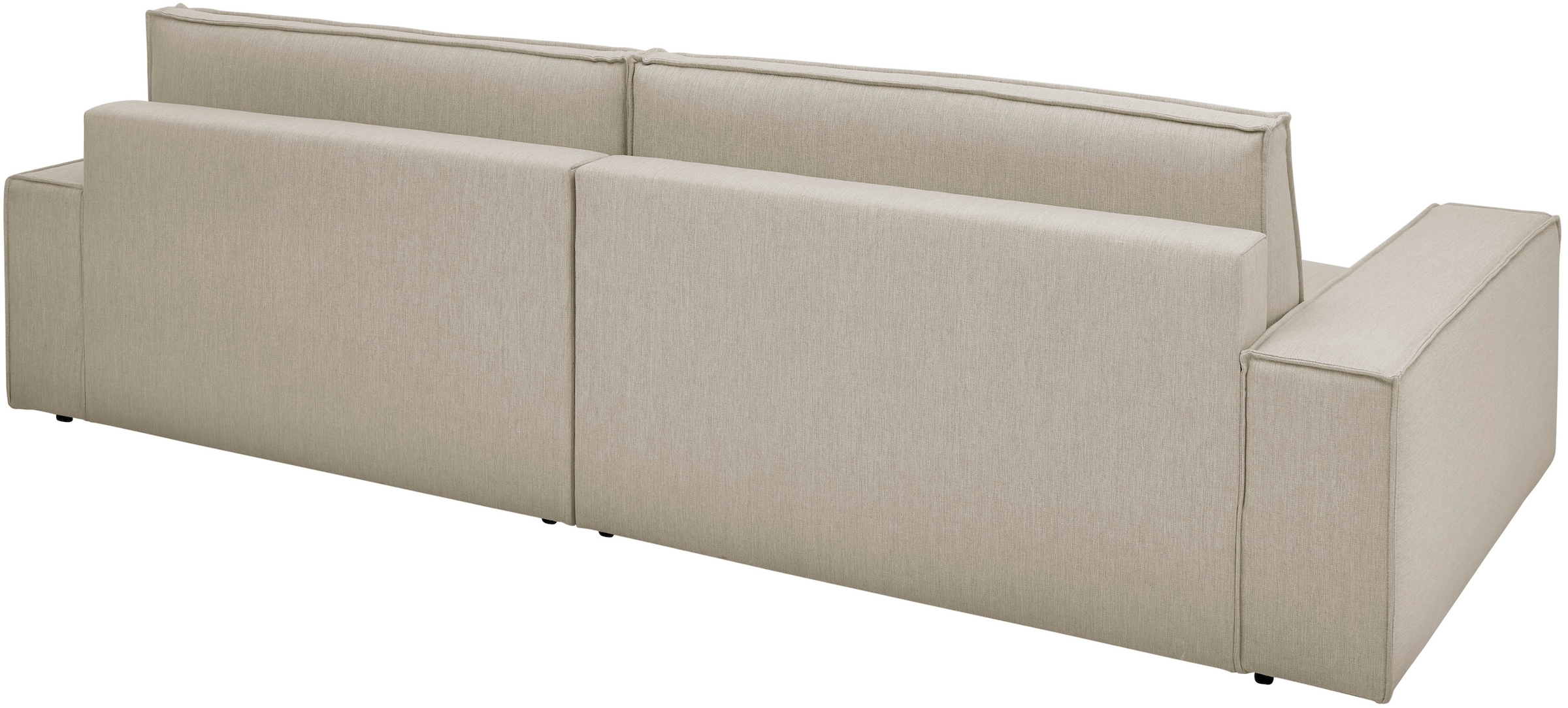 Home affaire Big-Sofa »NEU: SHERWOOD XXL, Big-Sofa (316cm), extra tiefe Sitzfläche 95 cm« bequemer Sitzkomfort, Cord u. Leinenoptik, Kedernaht