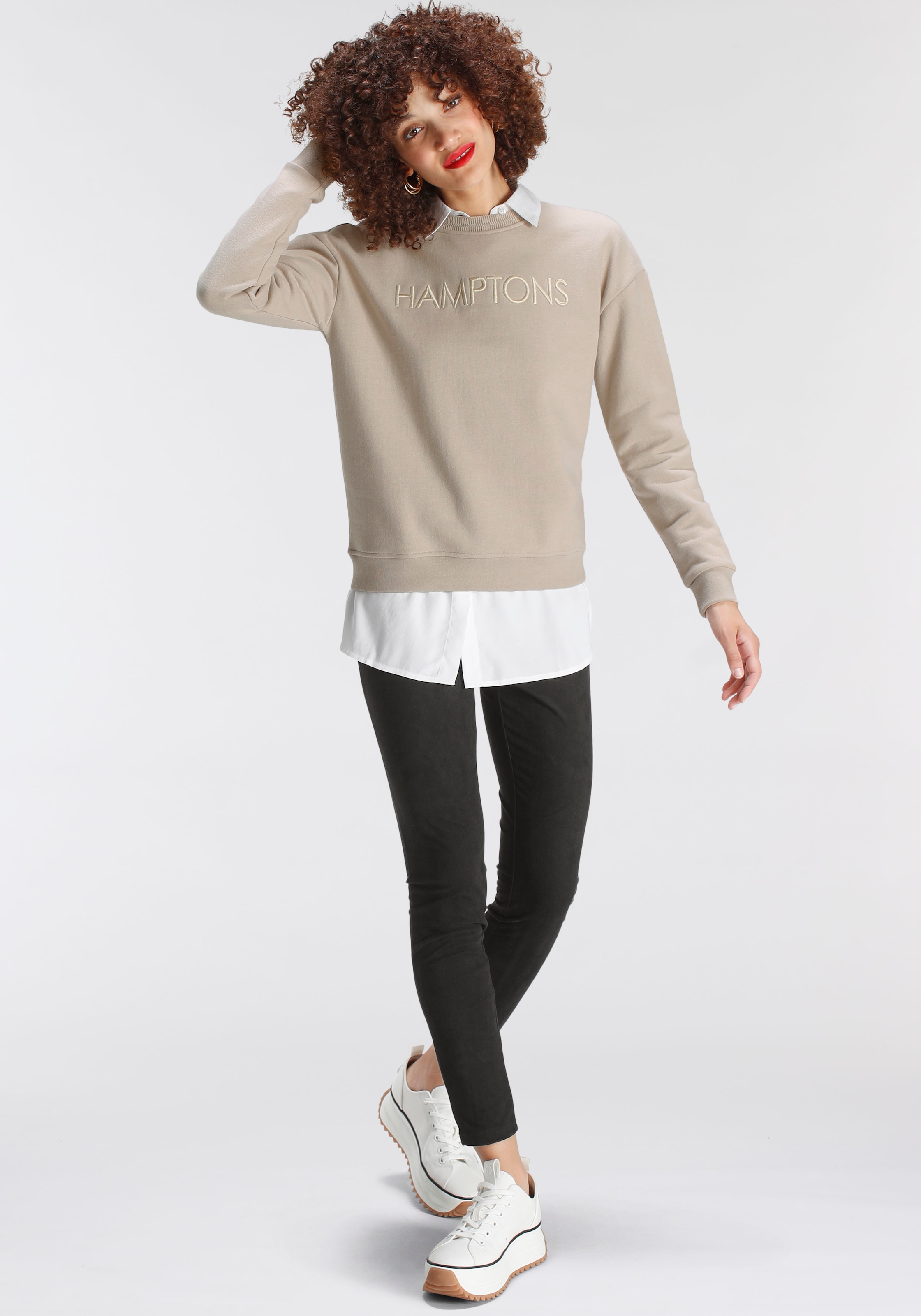 AJC Hemdbluse, in angesagter Farbe