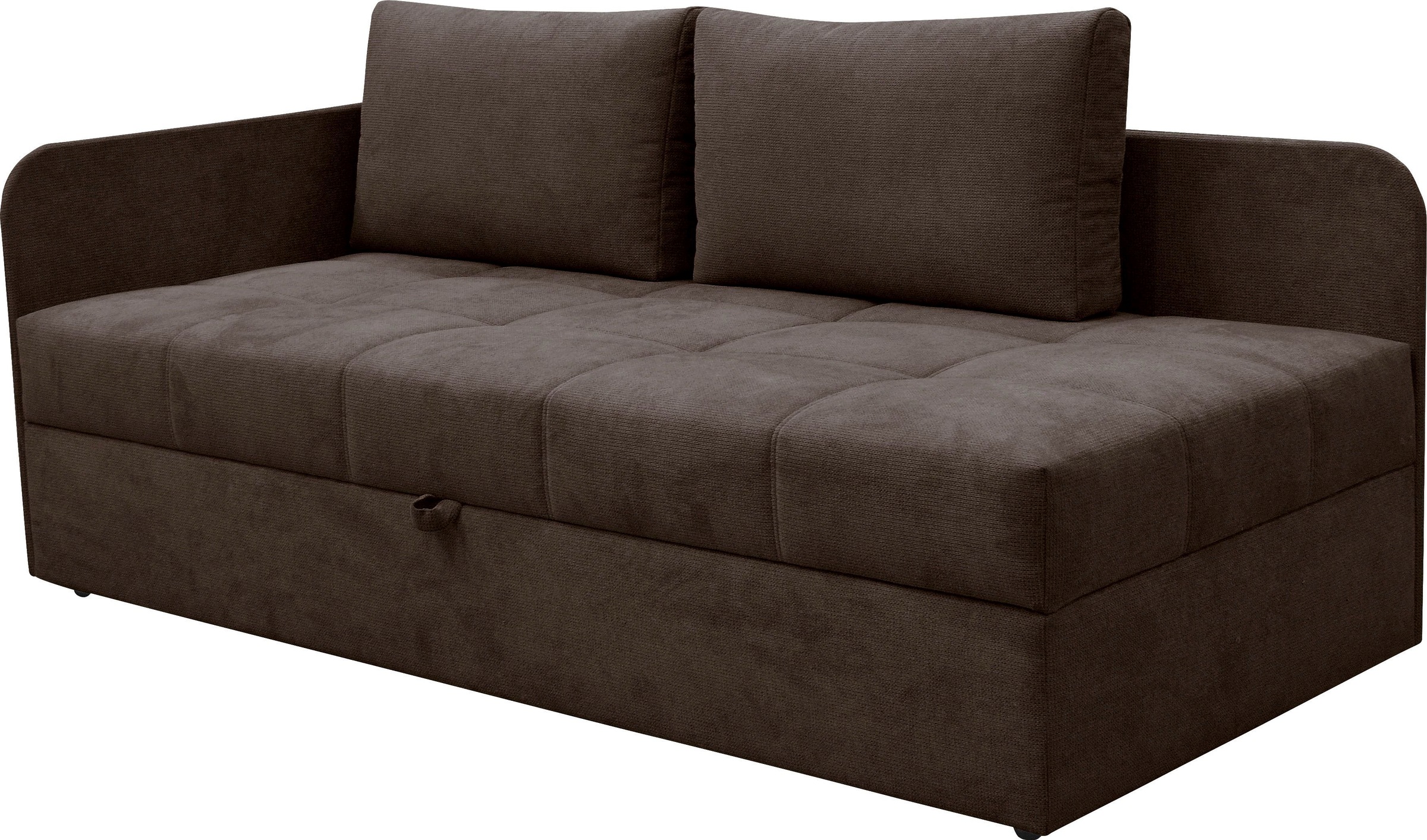 alina Schlafsofa »Marla« inkl. Stauraum & 2 Rückenkissen, Armlehne wahlweise links oder rechts