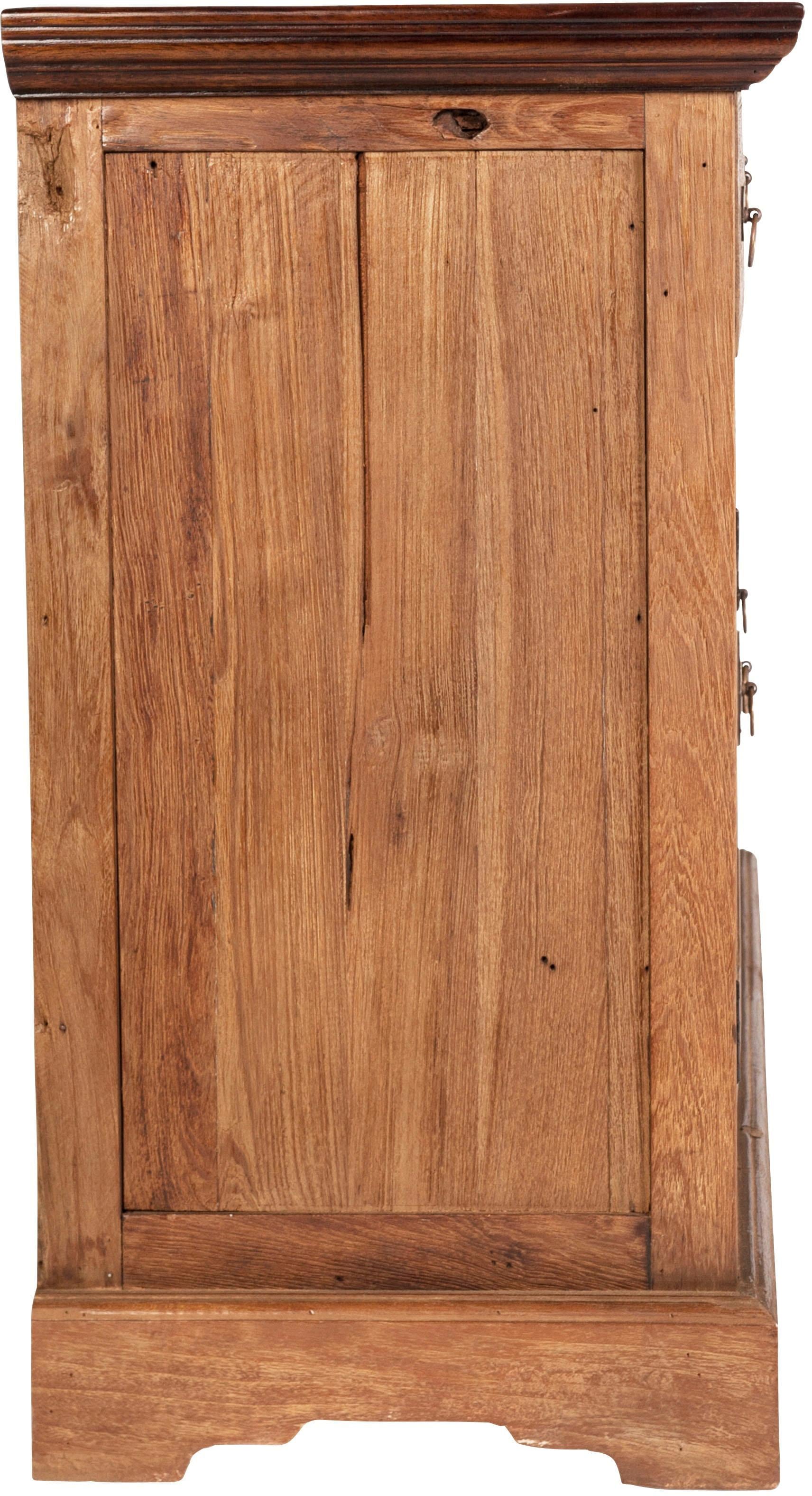 SIT Sideboard »Seadrift« aus recyceltem Altholz Teak, Shabby Chic, Vintage