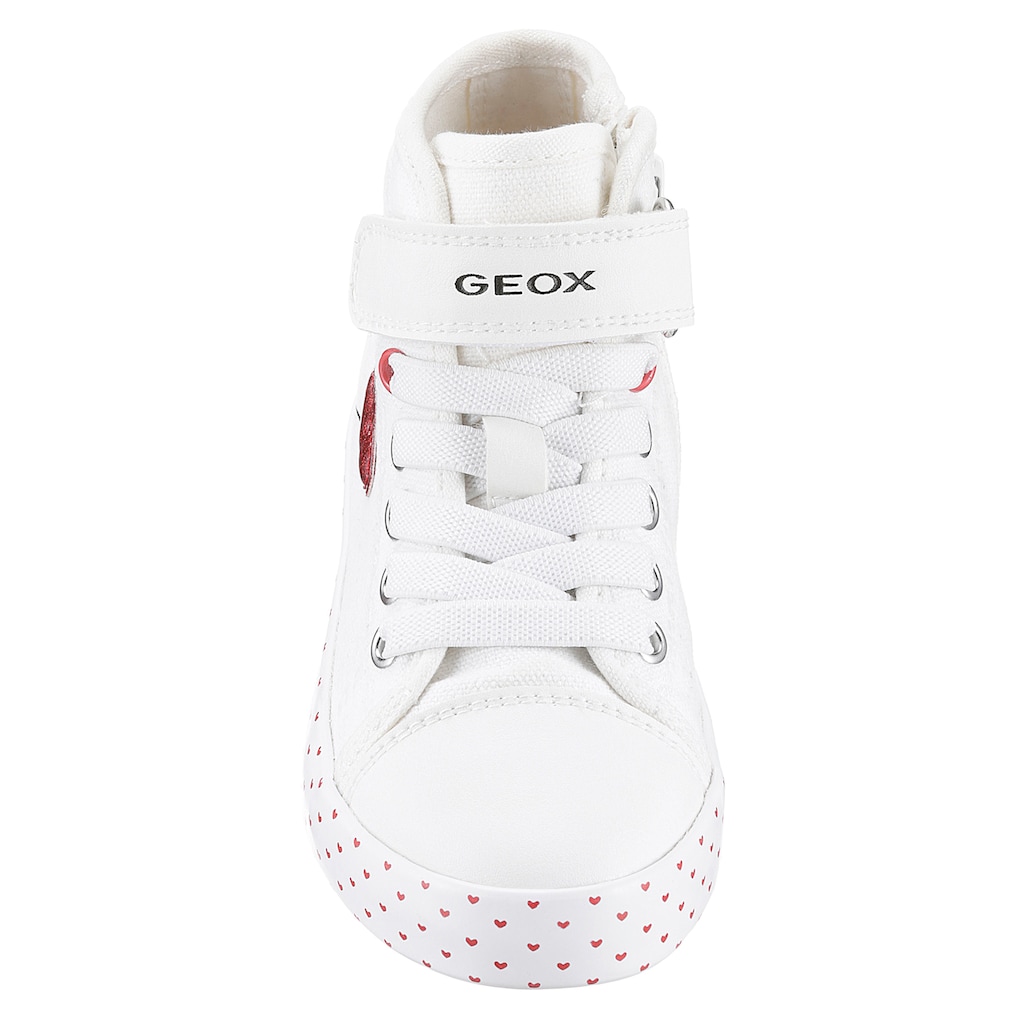 Geox Sneaker »JR CIAK GIRL«, mit süßen Herzchenmotiv