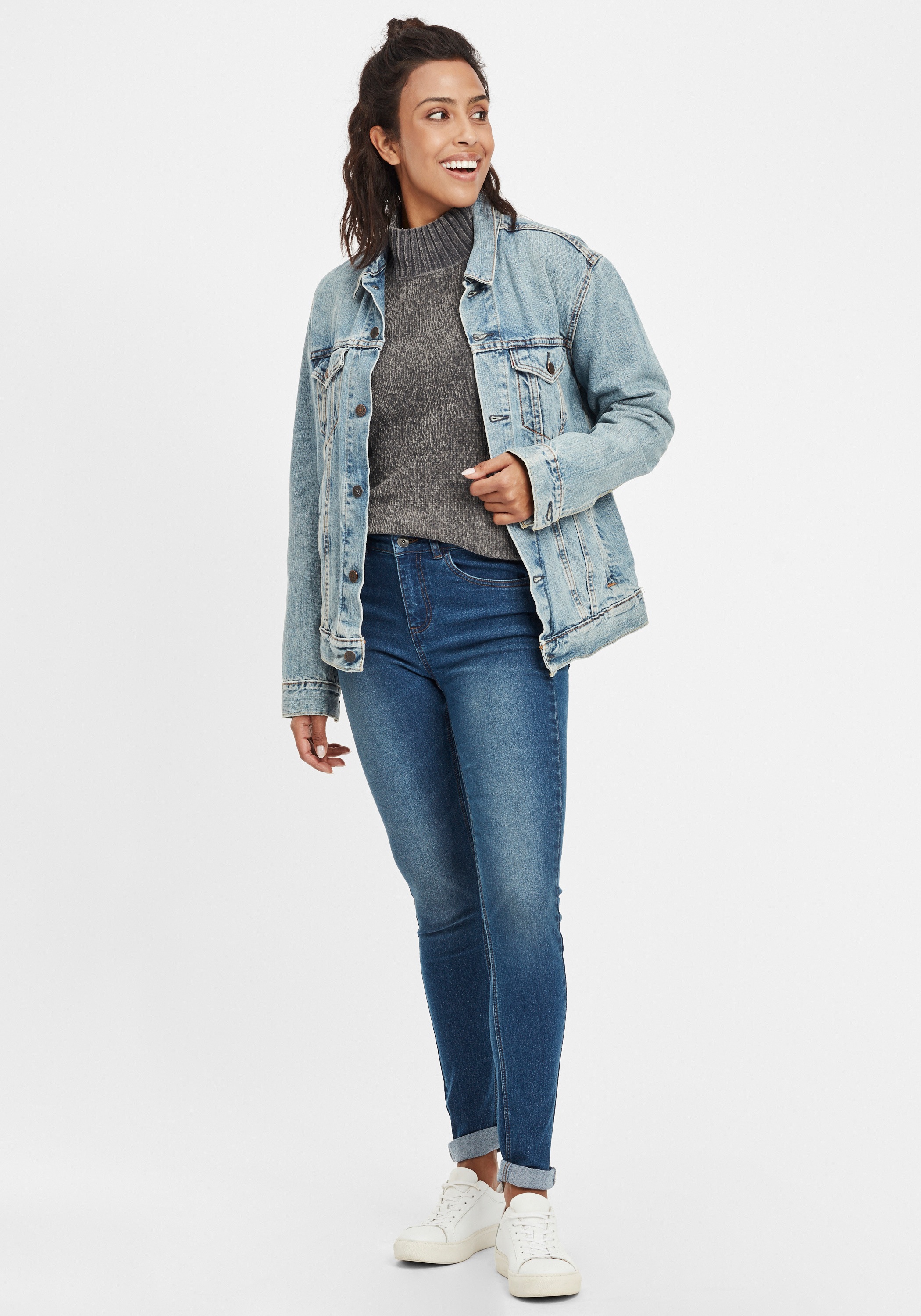 OXMO Bequeme Jeans »Jeans Hose PXLenna«