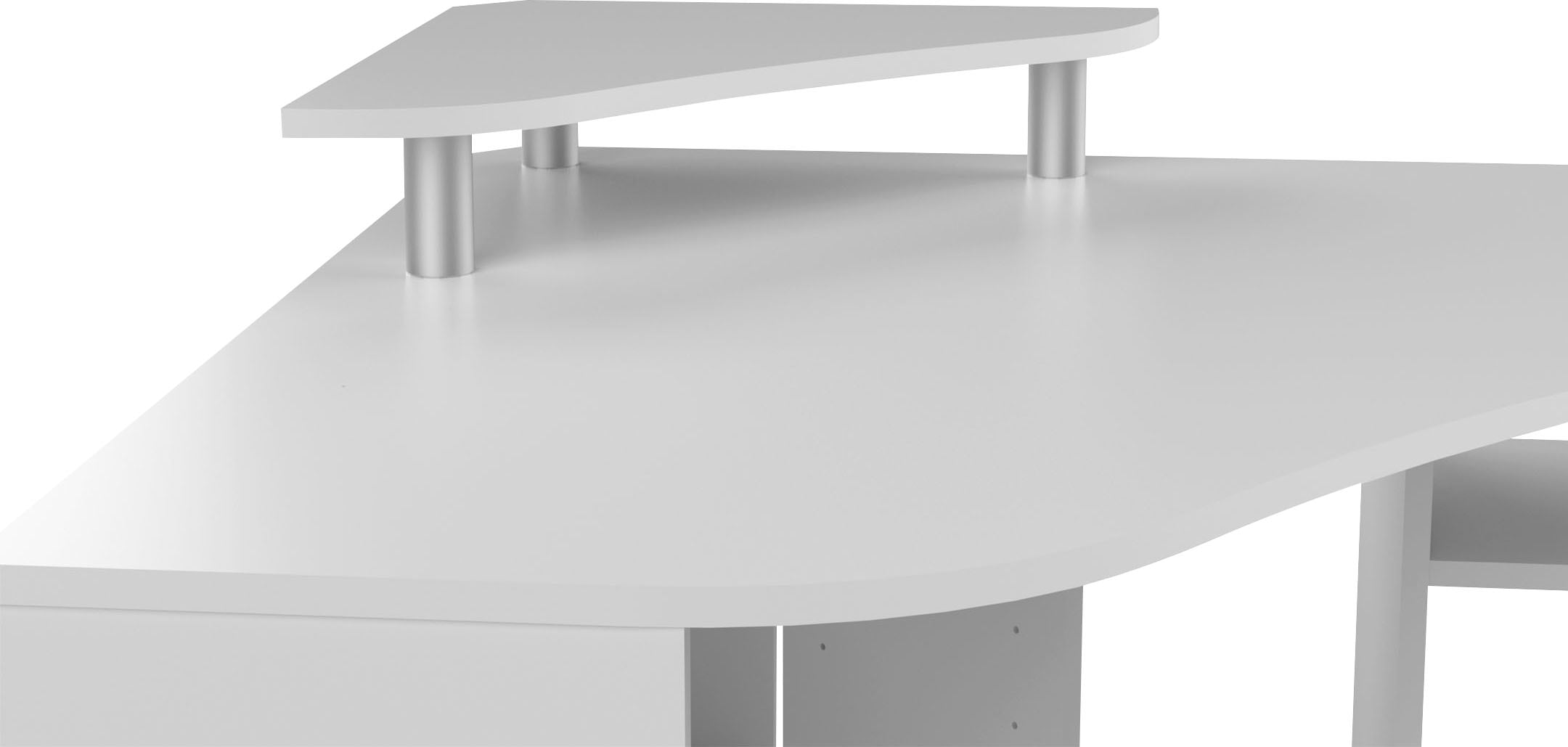 TemaHome Schreibtisch »Corner«, Melamingestell, Tischplatte in untersch. Farbvarianten, Breite 94 cm