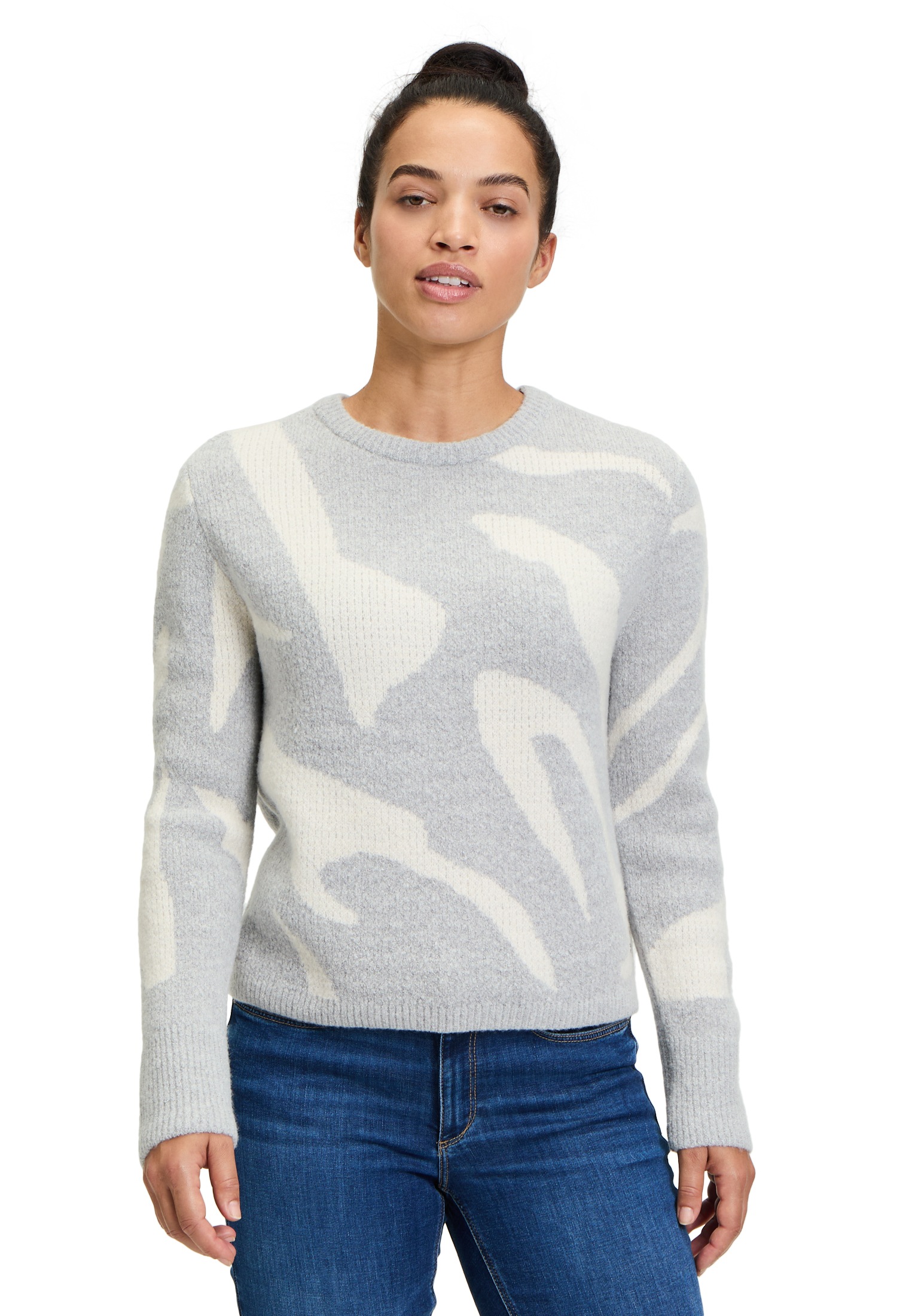 Betty&Co Strickpullover »Strickpullover mit Jacquard«