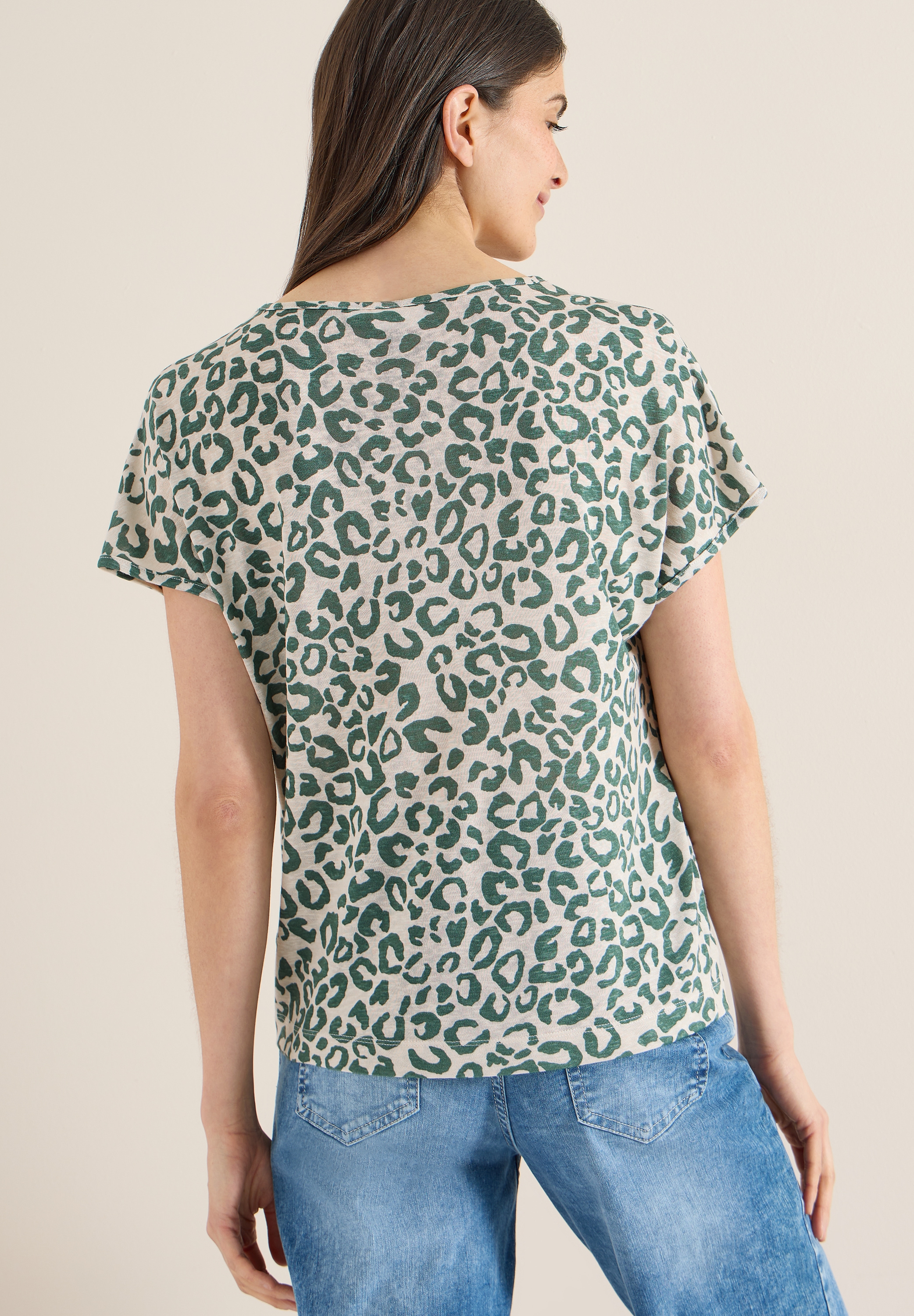 Cecil T-Shirt mit All-Over Print