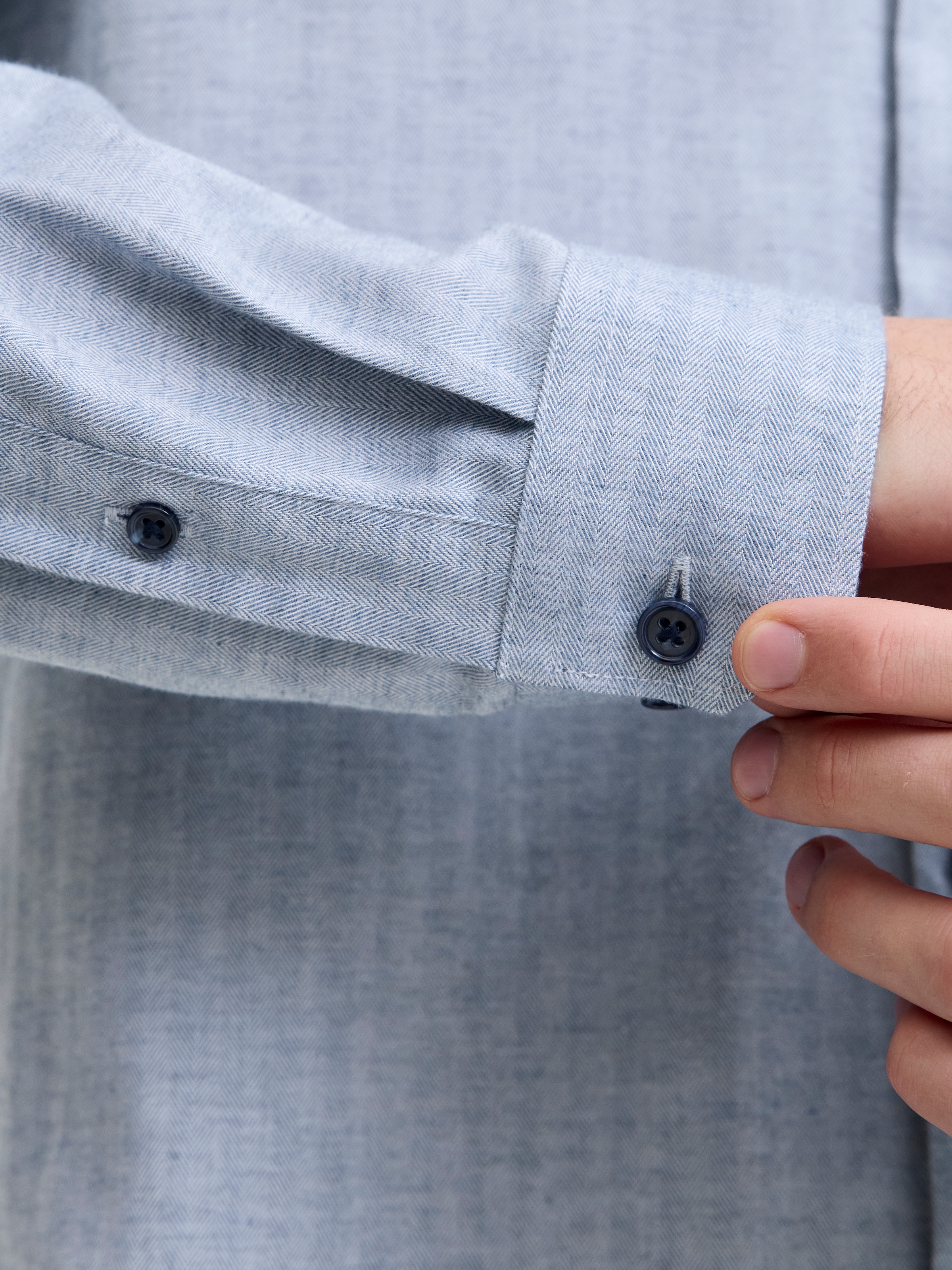 Jack & Jones Langarmhemd »JPRBLAPARKER MELANGE L/S SHIRT BF«