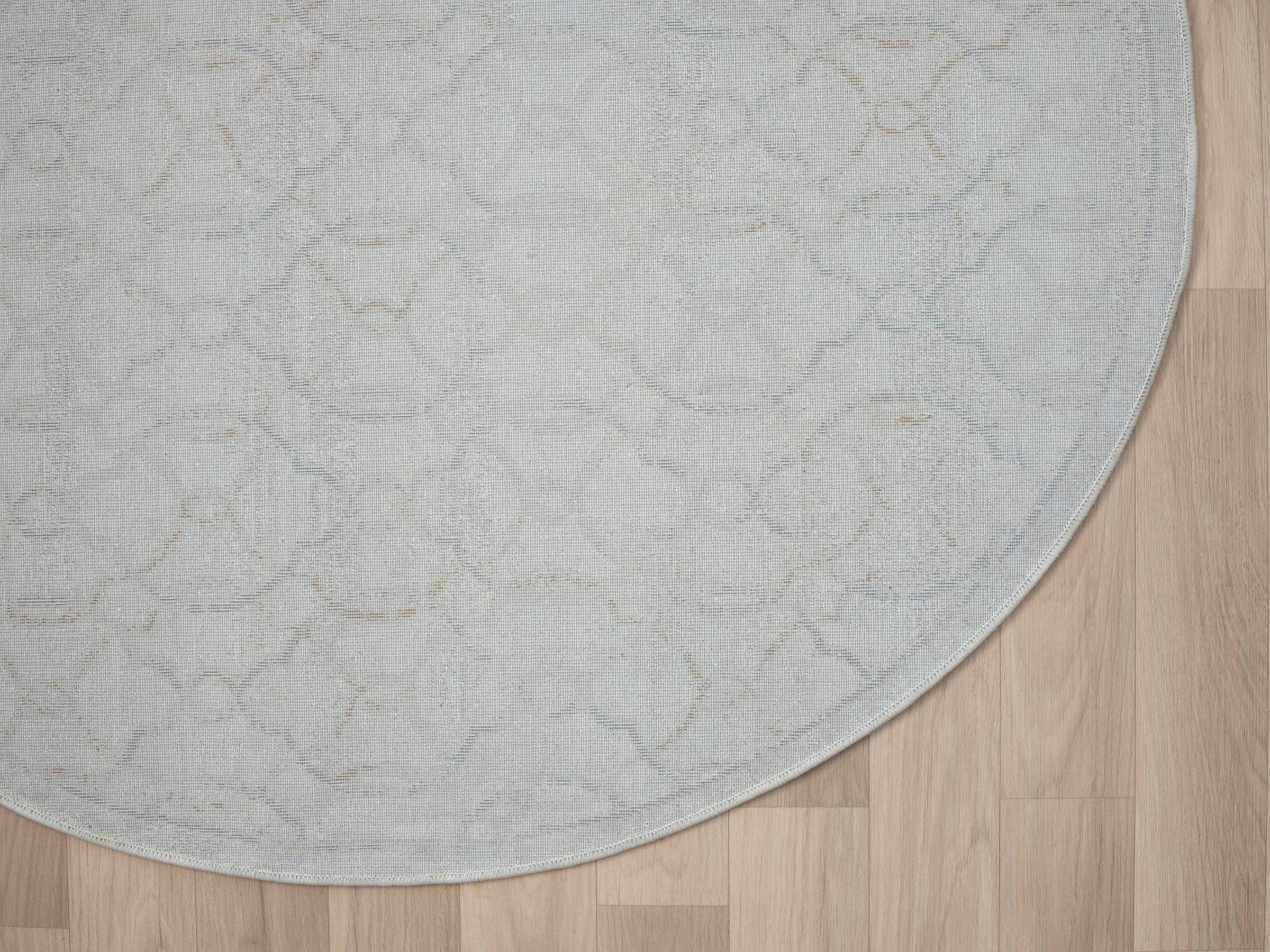 Myflair Möbel & Accessoires Teppich »My Floor Lagerräumung«, rund, 10 mm Höhe, Kurzflor, Retro-Style, besonders weich durch Microfaser