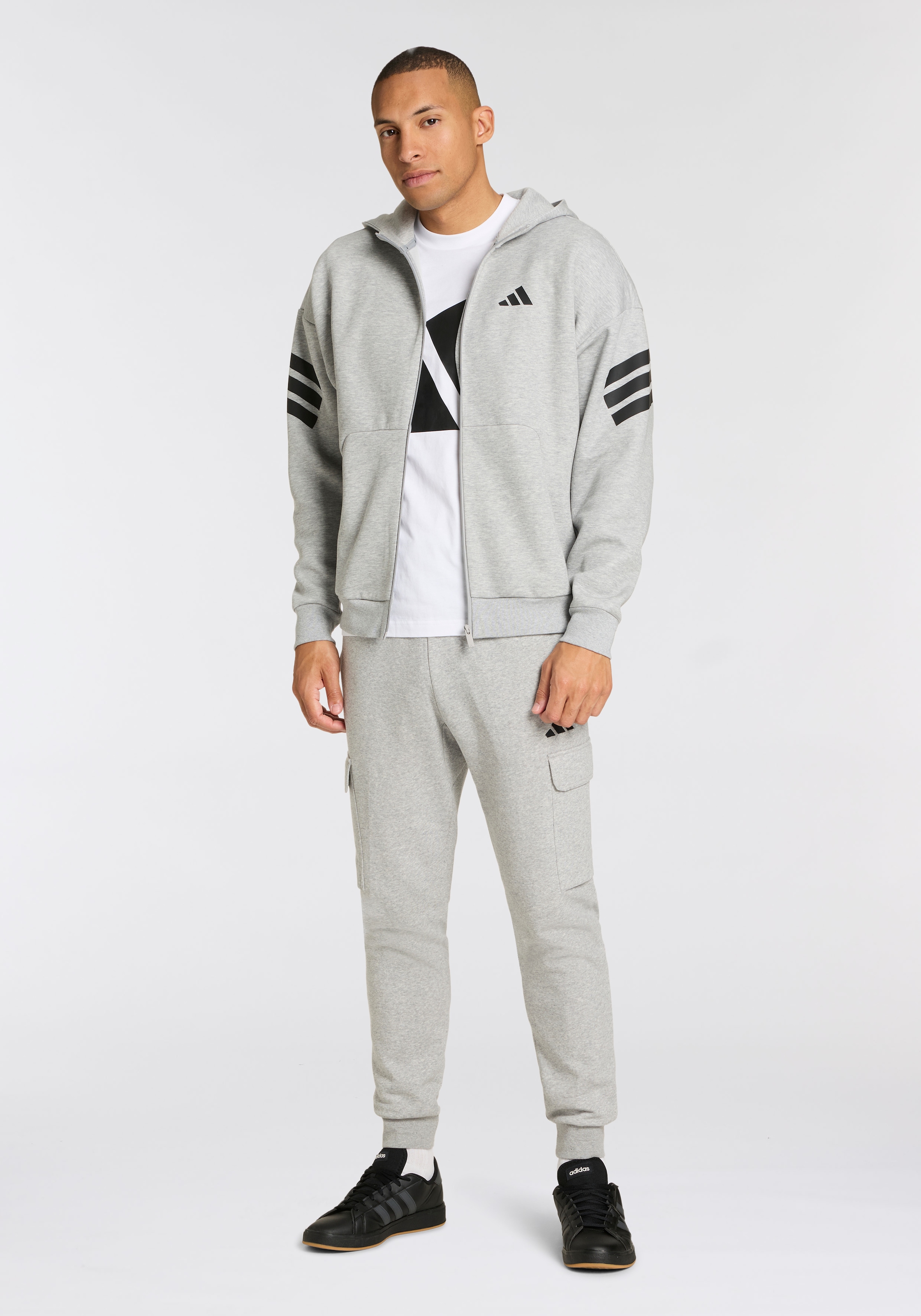adidas Sportswear Kapuzensweatshirt »M FI 3S FZ«