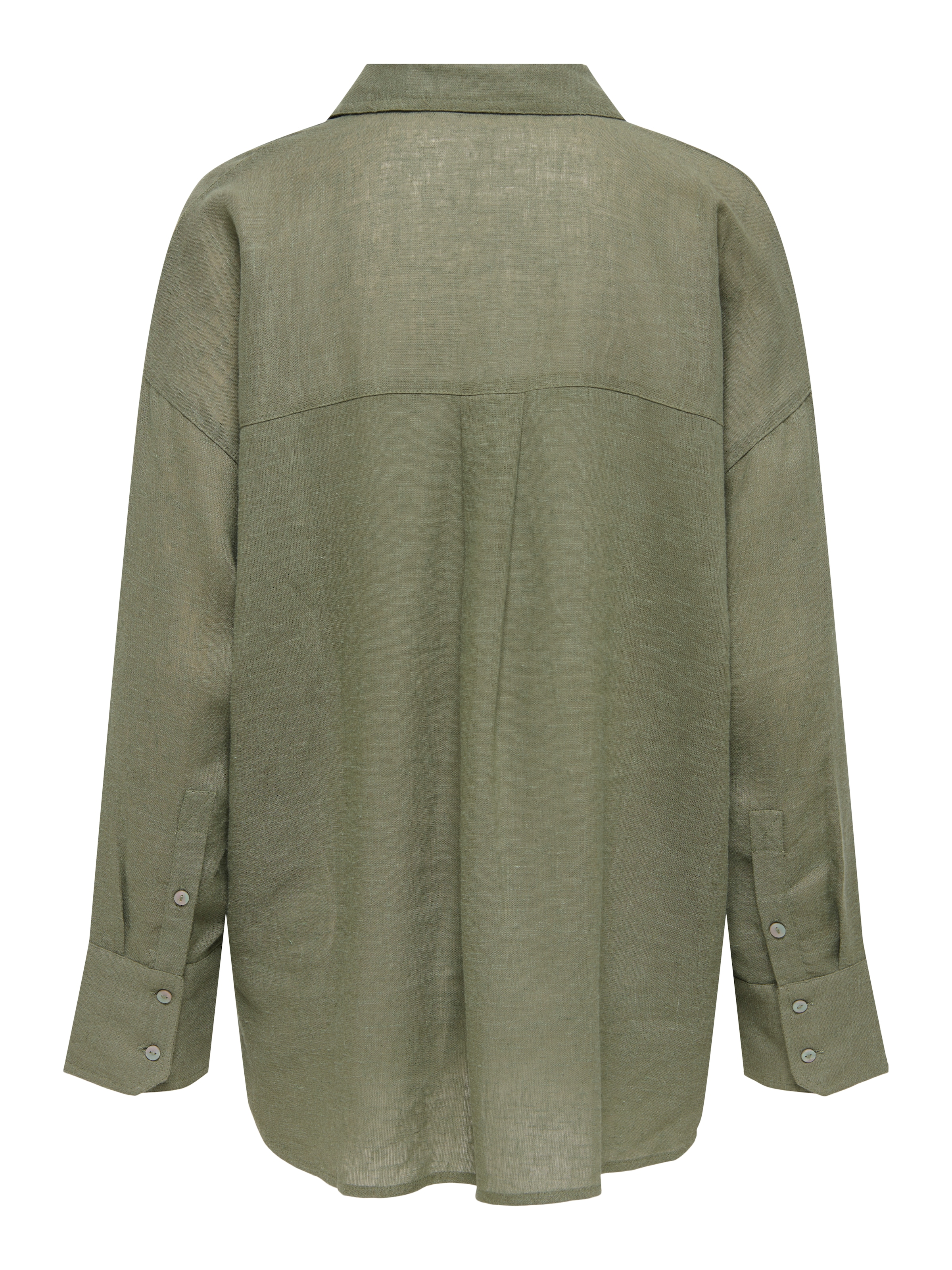 ONLY Hemdbluse »ONLBRUXELLES V- LS LIN BL SHIRT PNT NOOS« mit Leinen