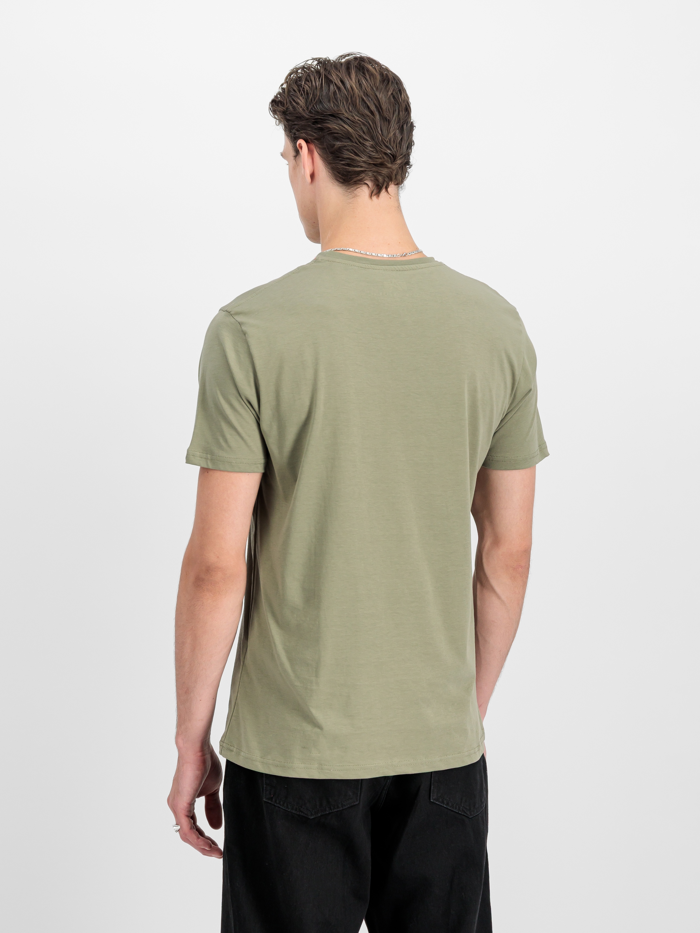 Alpha Industries Rundhalsshirt »Label T 2 Pack« Packung, 2er-Pack, 2 Stk.