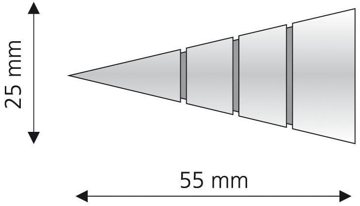 Liedeco Gardinenstangen-Endstück »Kegel«, online 2 mm Ø bei OTTO (Set, für Gardinenstangen St.), 16