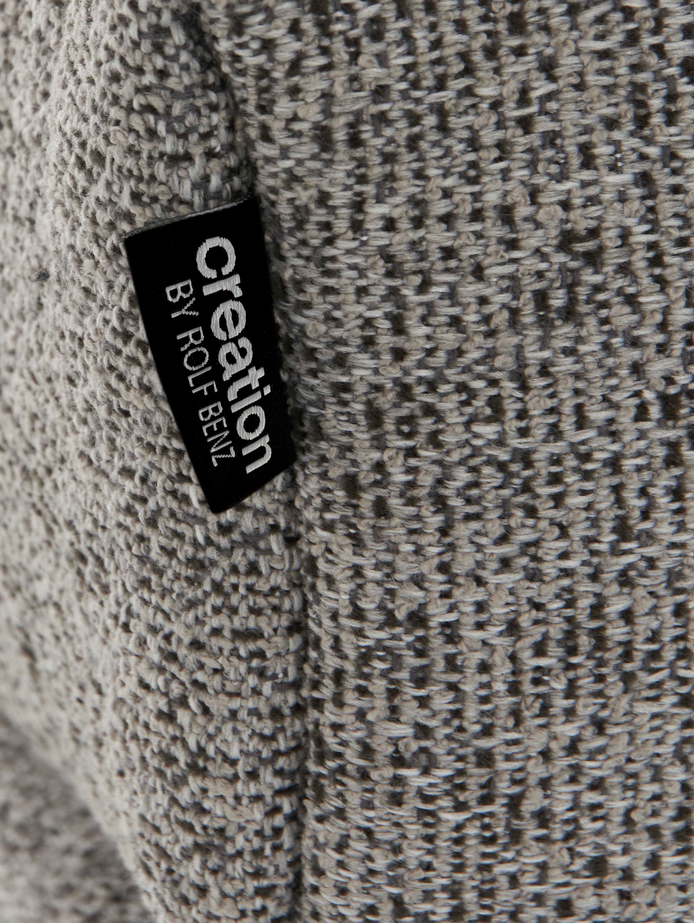 Creation BY ROLF BENZ Hockerbank »CR.450, Sitzbank« Alugussfüße in umbragrau