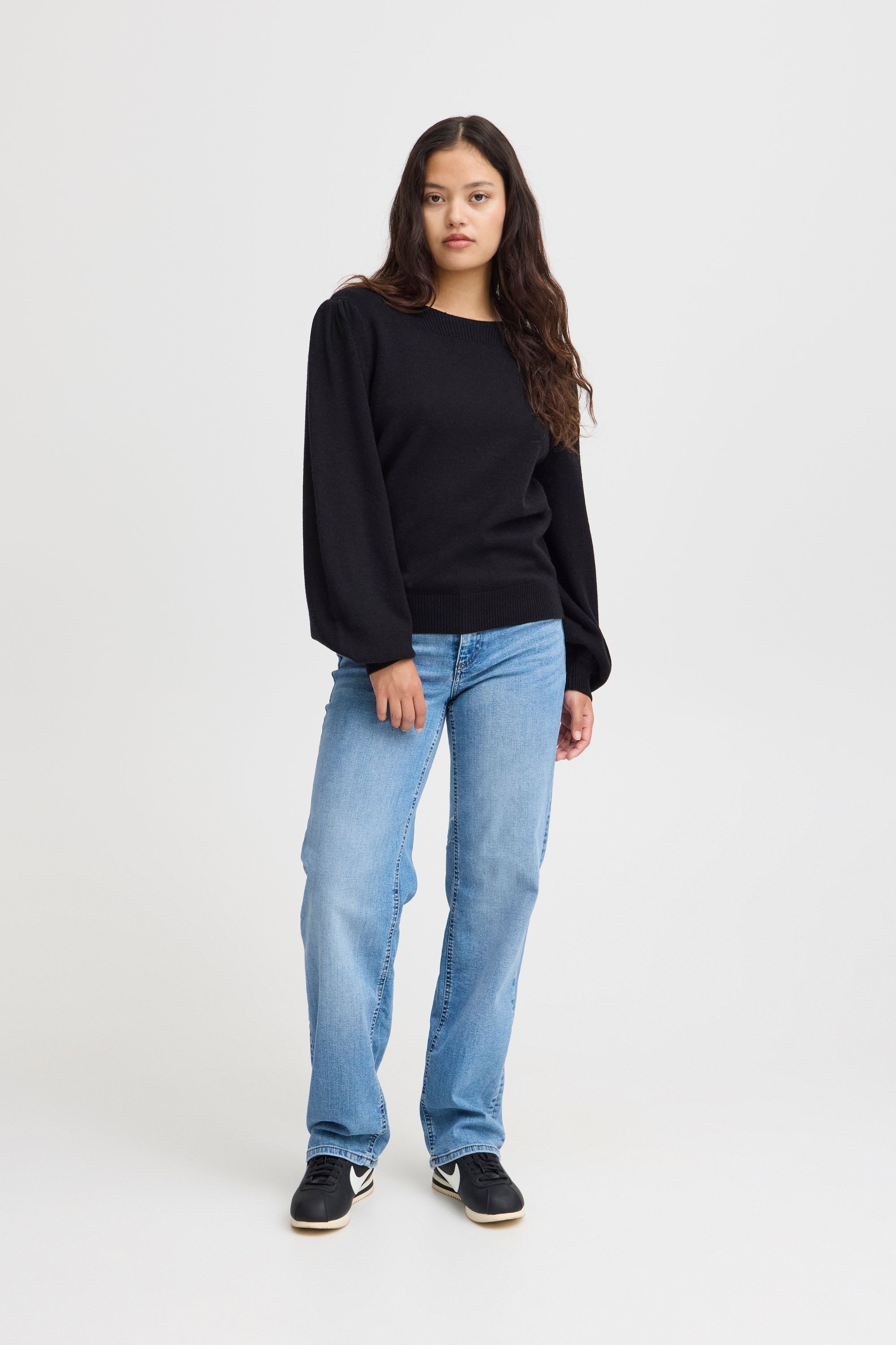 Ichi Strickfleece-Pullover »Strickpullover IHVIRELLE LS«